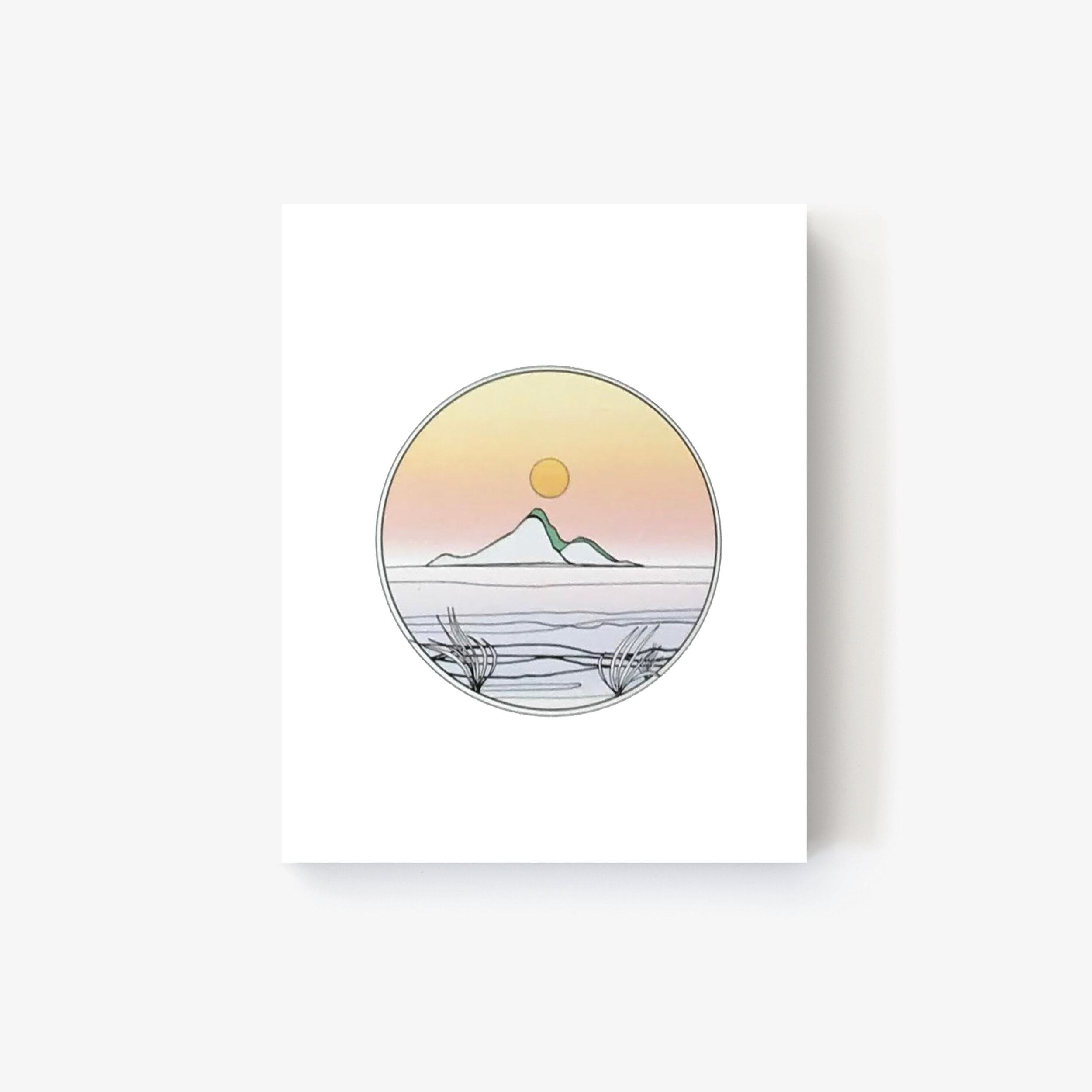 Gradient Landscape Artwork