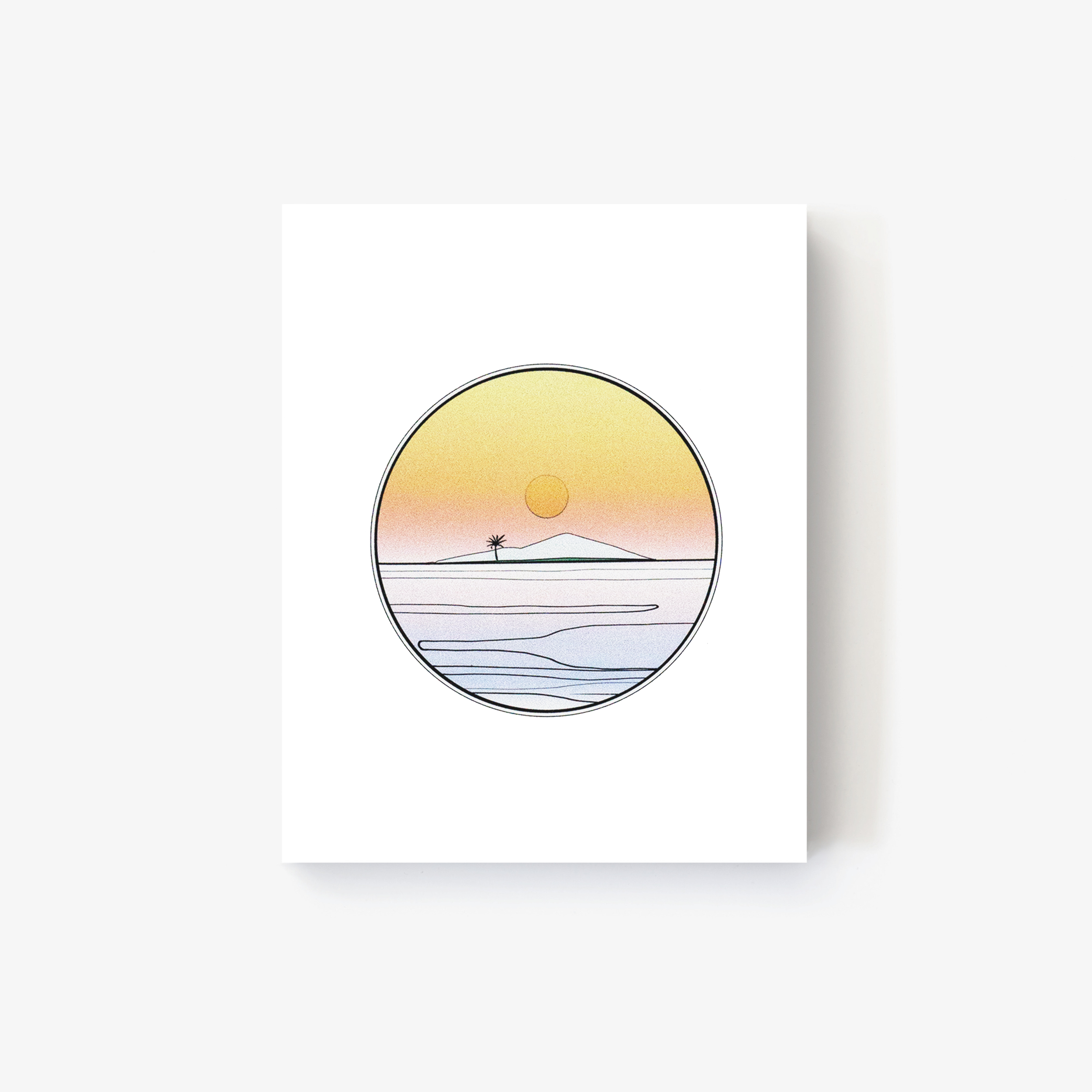 Sunset art print perfect