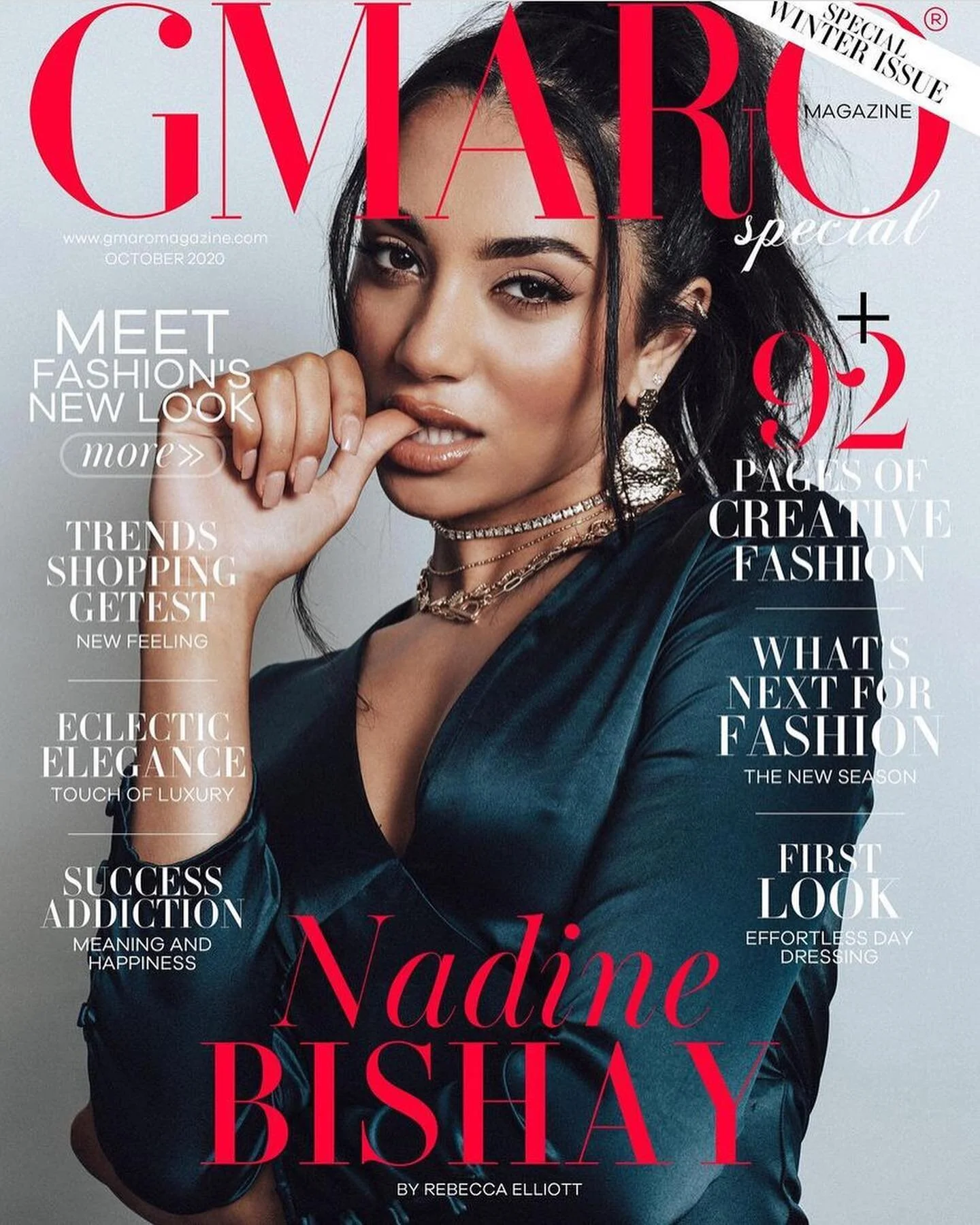 @nadinebishayy killing it for @gmaromagazine 🔥🔥🔥 well done! 👏🏻👏🏻👏🏻 
#gmaromagazine #nadine #sydneytalent #gorgeous #rawtalentaus