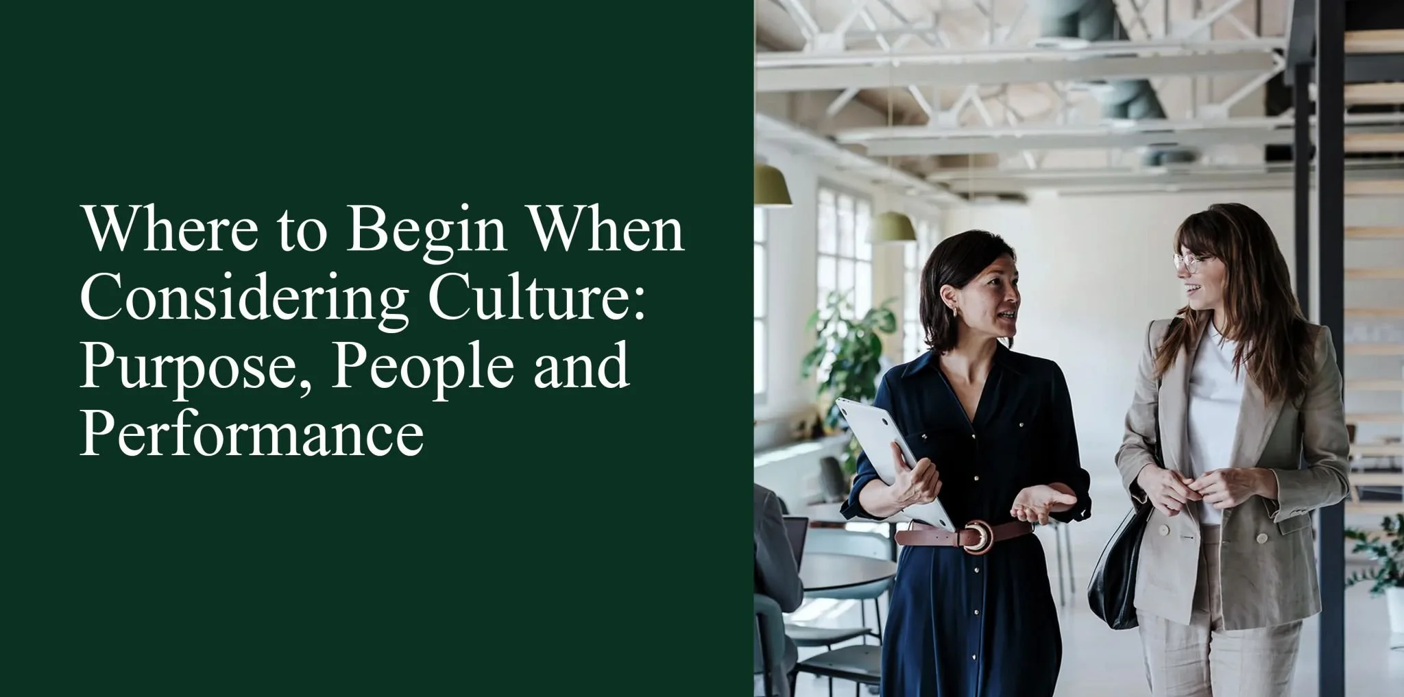 Where to Begin When Considering Culture