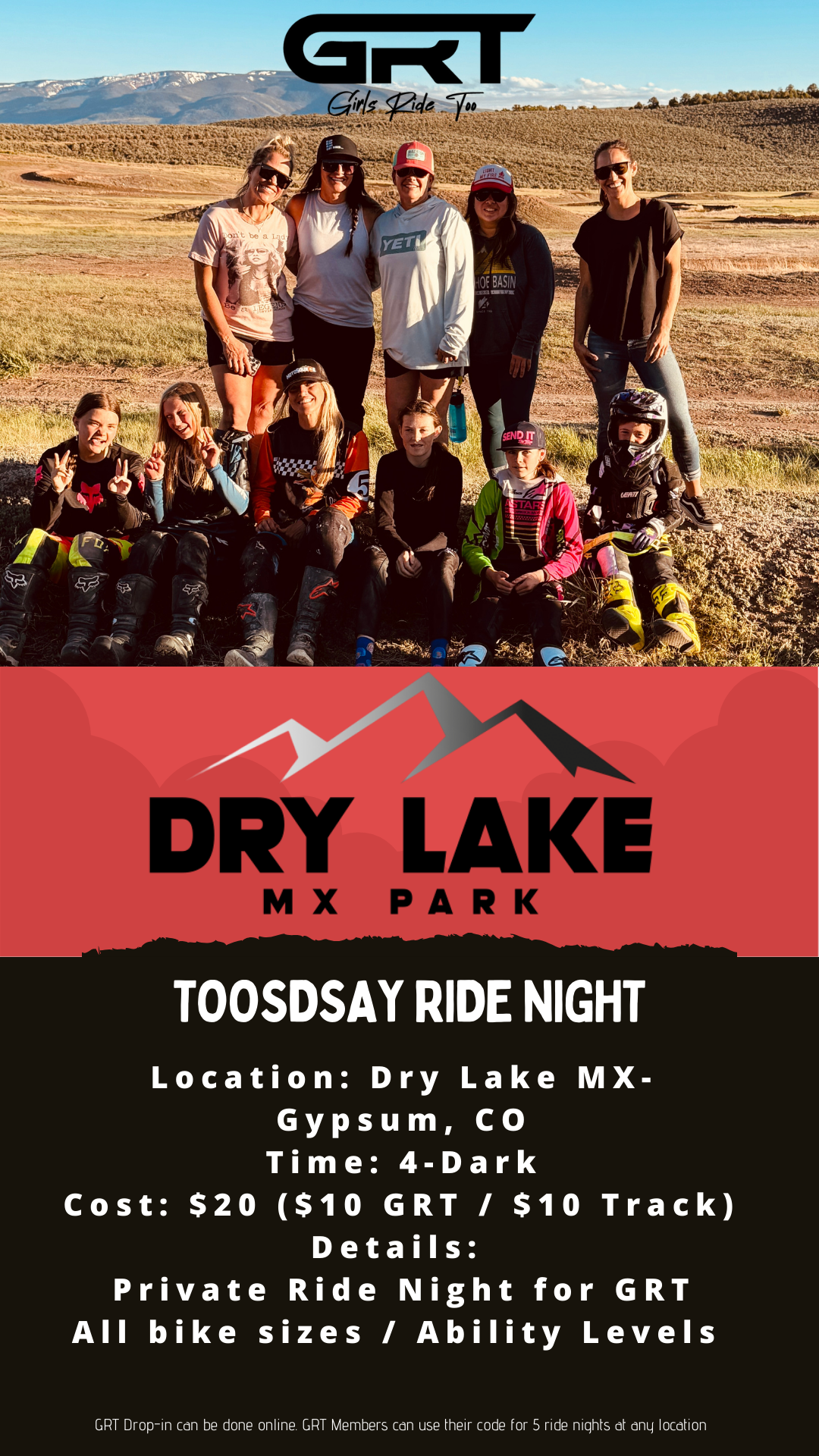 Toosday Ride Night - DRY LAKE MX