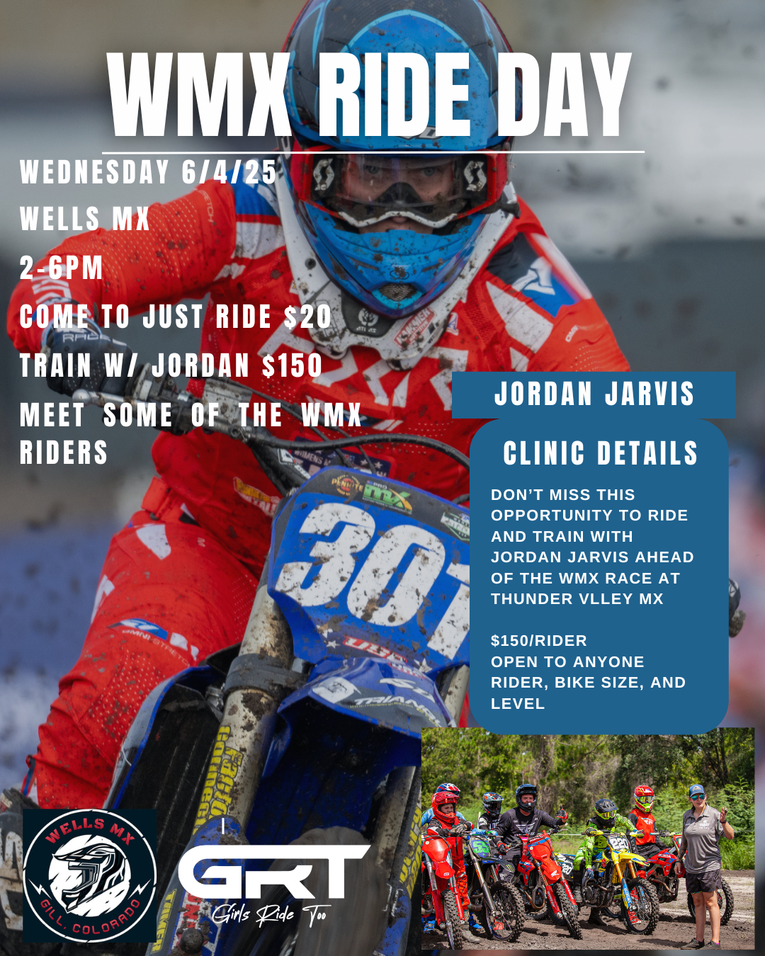 Wells MX PRIVATE RIDE DAY + Jordan Jarvis Clinic