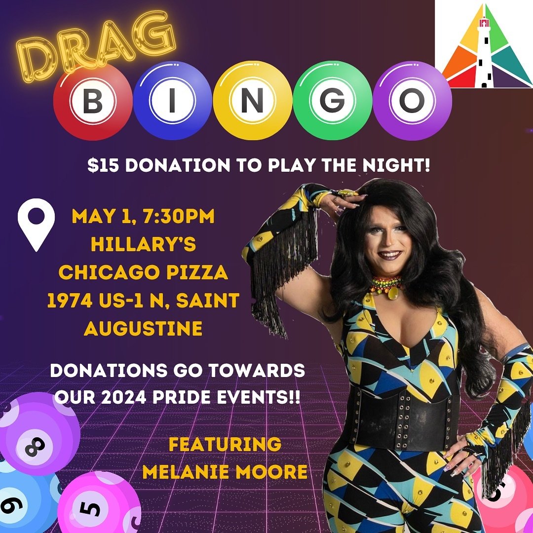 Join us for DRAG BINGO at @hillaryschicagopizza on May 1st at 7:30pm! Hosted by the fabulous @melaniejaxx💃

A $15 donation gets you bingo all night (and supports our 2024 Pride Month events!)