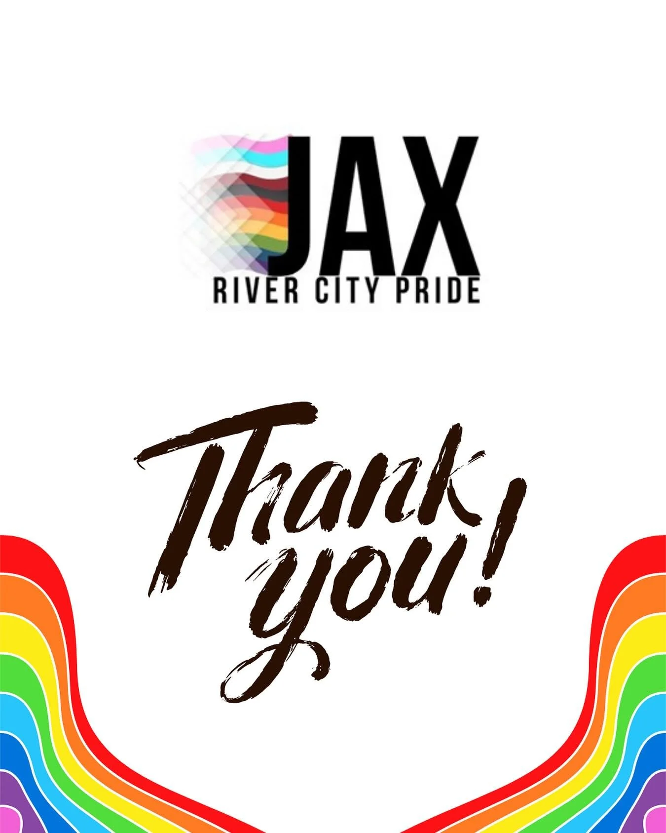A big THANK YOU goes to @jaxrcpride for their support in making our St. Augustine Pride Parade successful! We appreciate you!