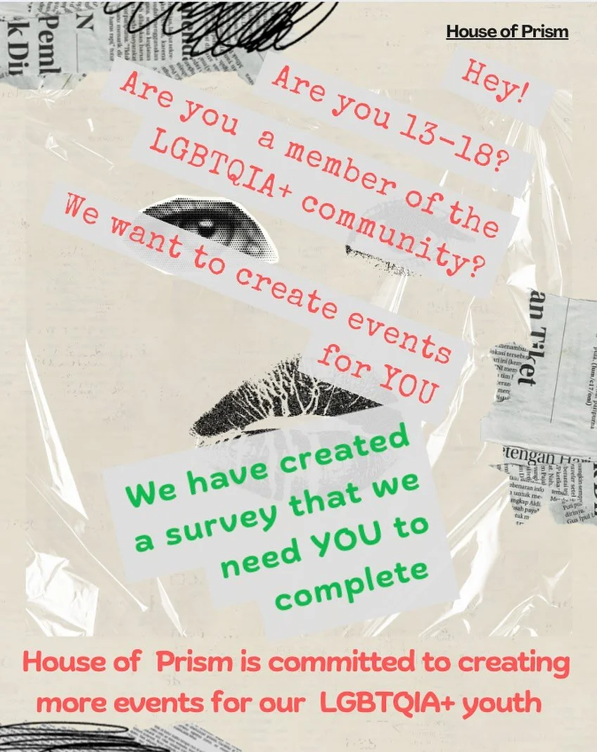 Are you between the ages of 13-18? Are you LGBTQIA+? Are you an LGBTQIA+ ally?  We&rsquo;d love to hear from you so we can create more exciting fun events for YOU!!! The link to our LGBTQIA+youth survey is in our bio. Please complete the survey and s