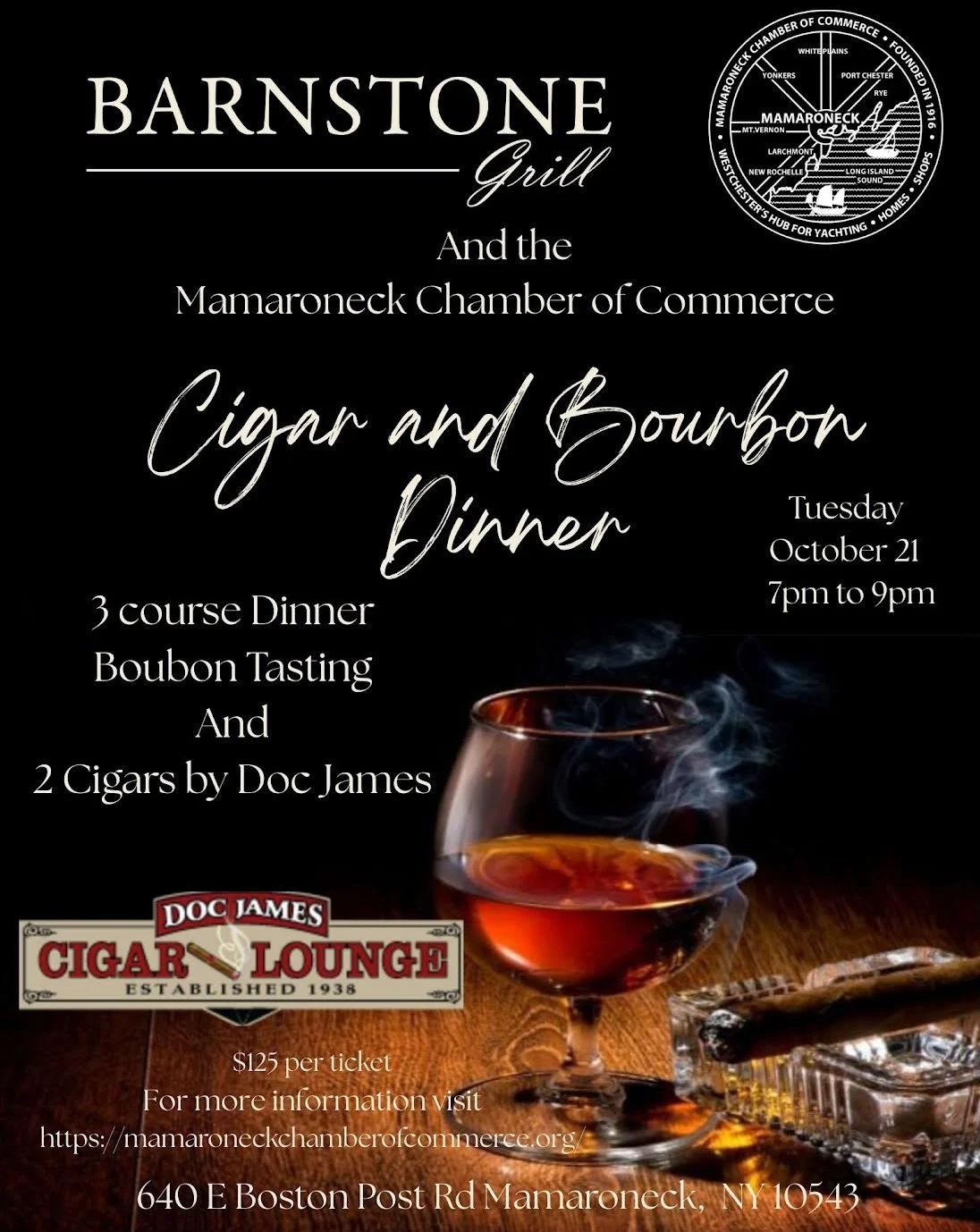 Cigar and Bourbon Dinner