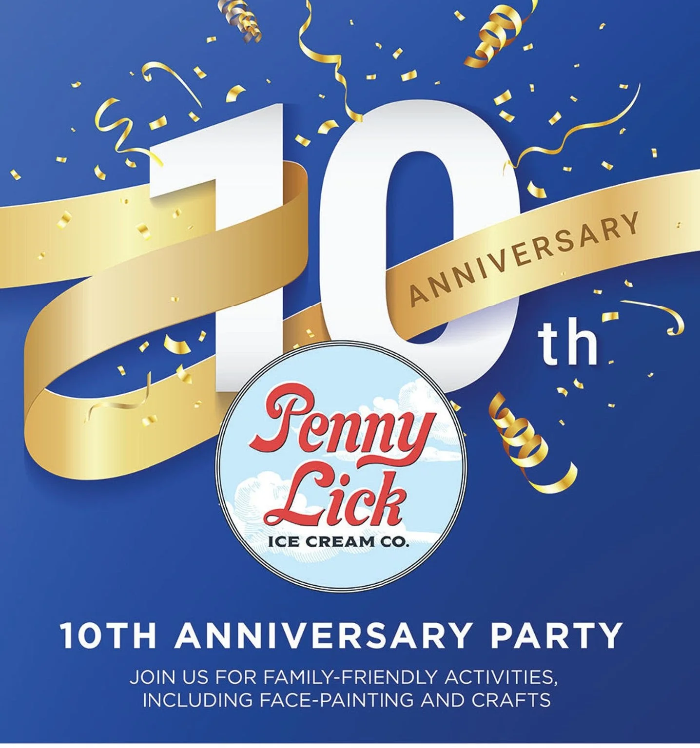 Penny Lick Ice Cream Company Celebrates 10 years!