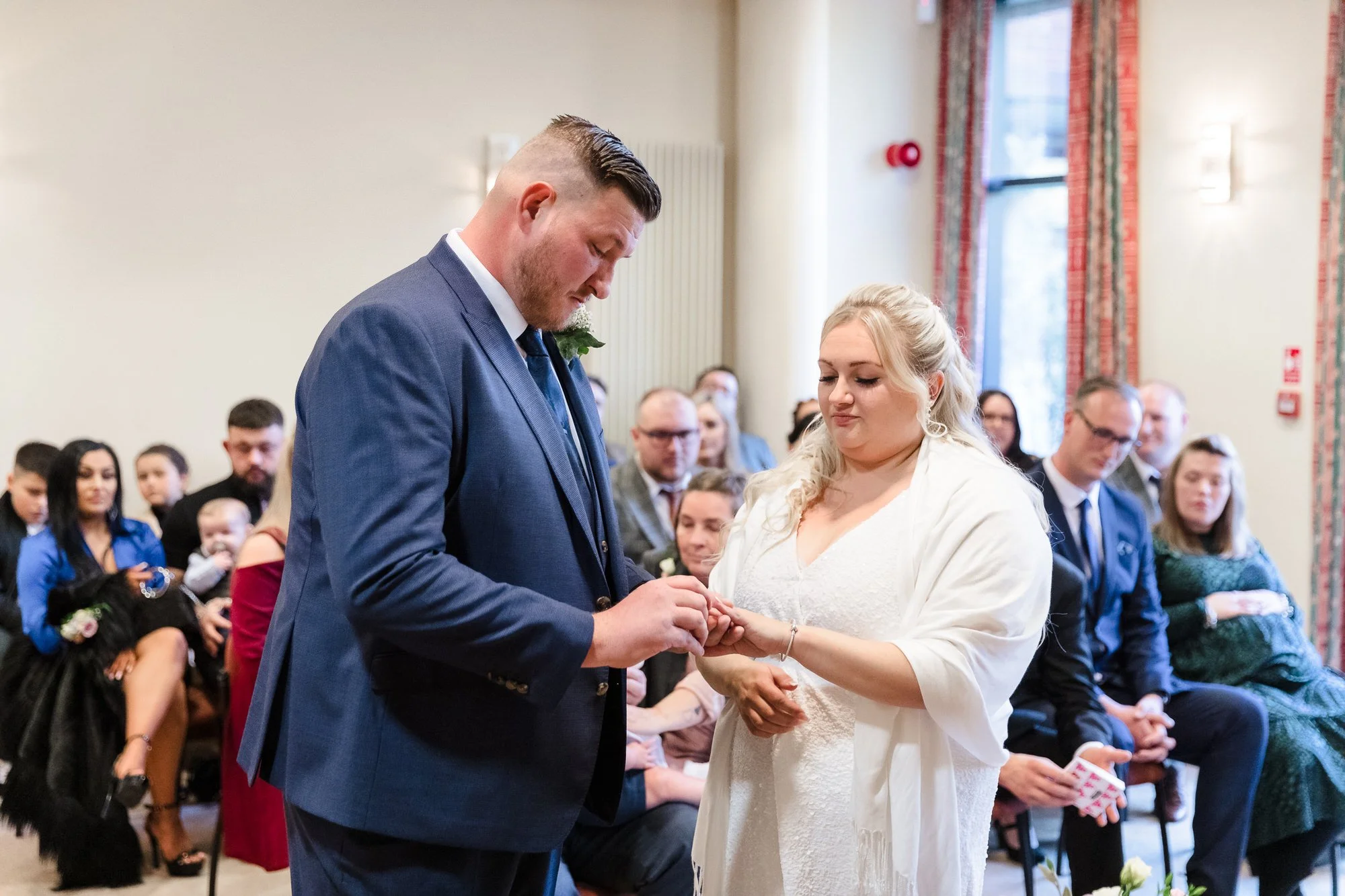 Wedding Photography exchange of wedding rings