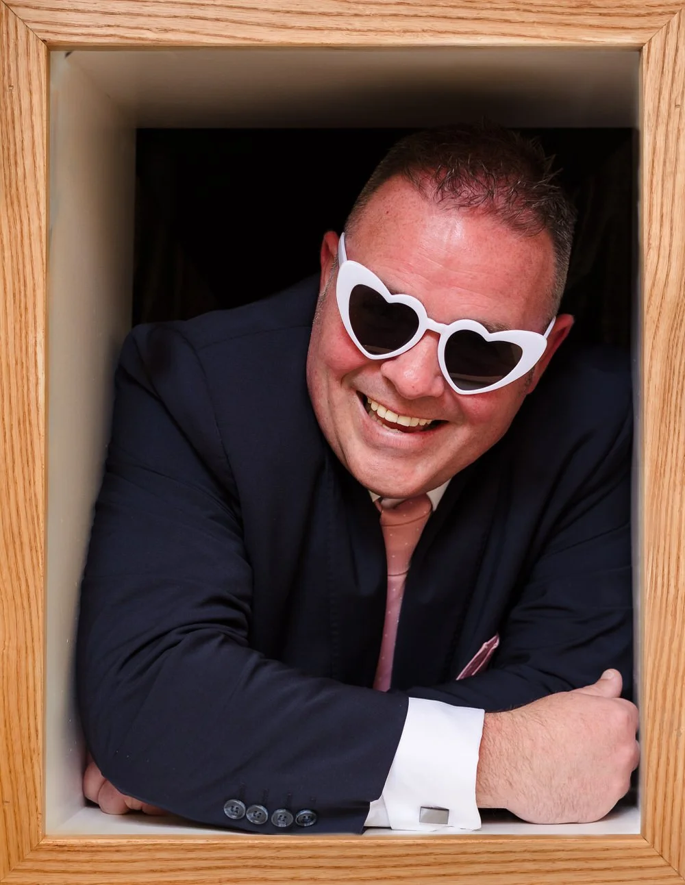 real wedding photo at Bordesley Park