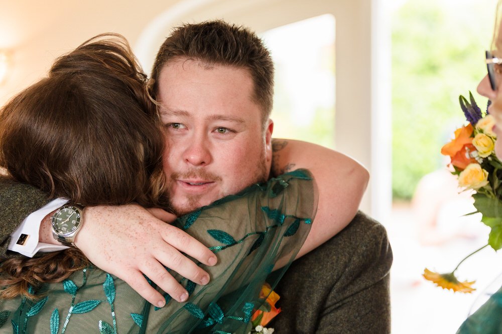 real wedding photo at Bordesley Park