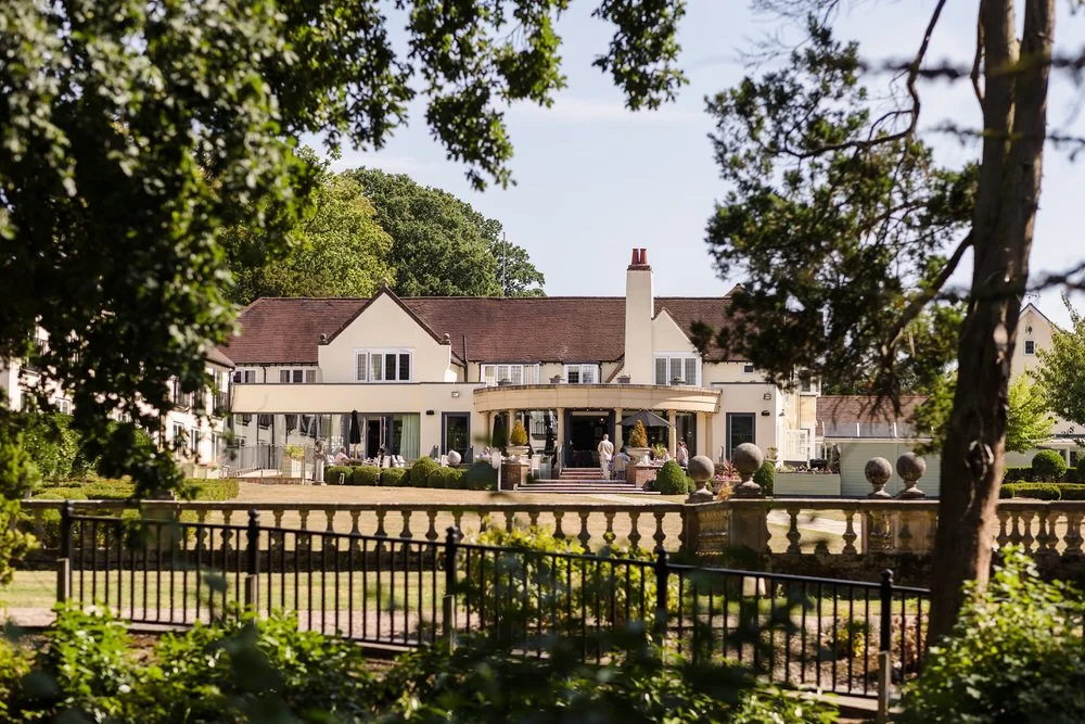 Hogarths Hotel wedding venue in Solihull with terrace, gardens and elegant countryside setting.