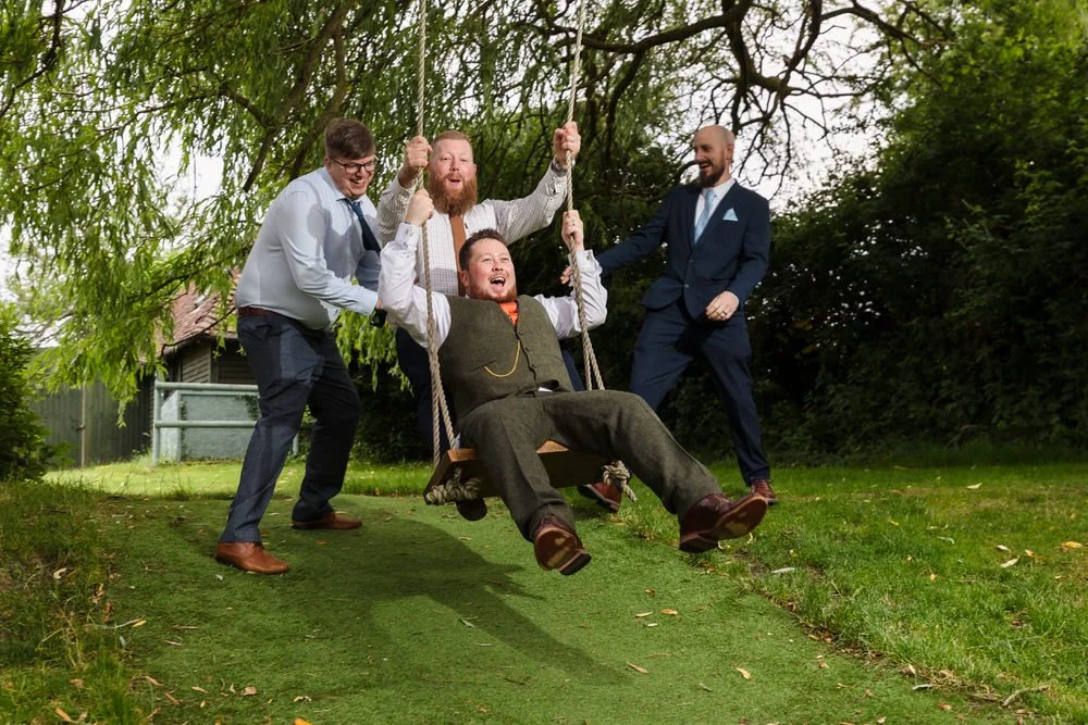 real wedding photo at Bordesley Park