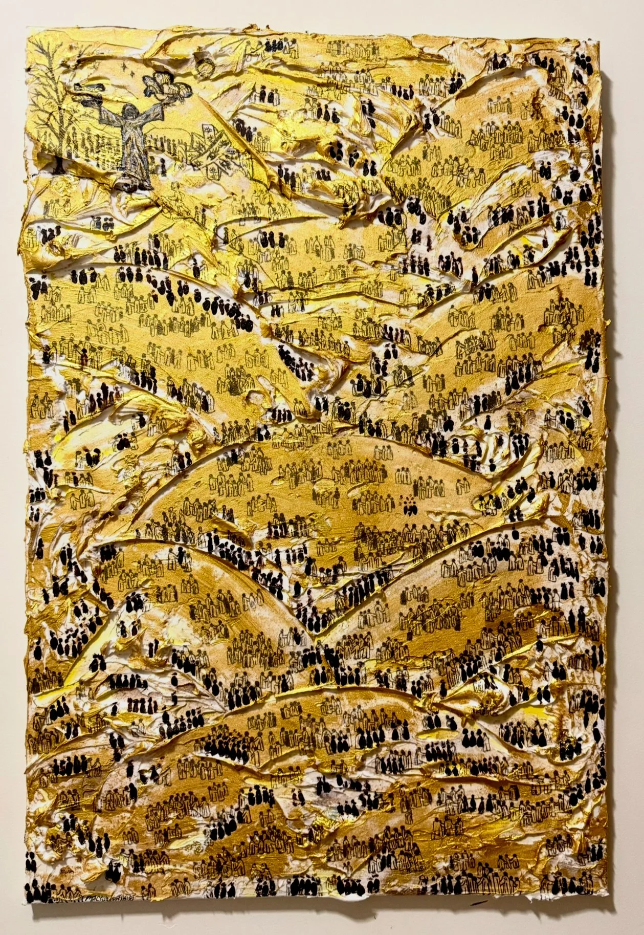 SOLD - Dinner With 5,000, 30" x 40," 2025