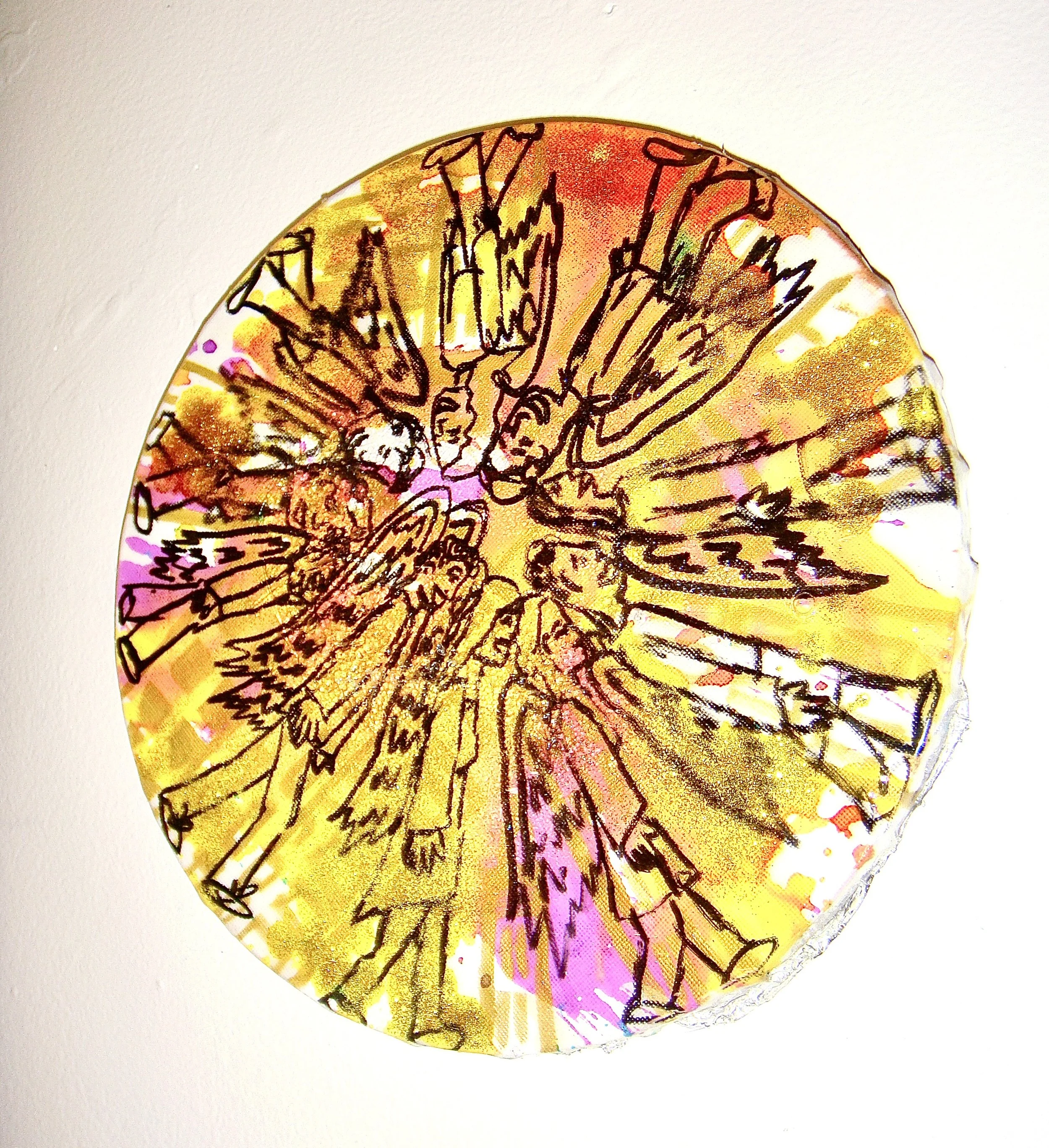 Upside 2, Mixed Media, 2025, $800