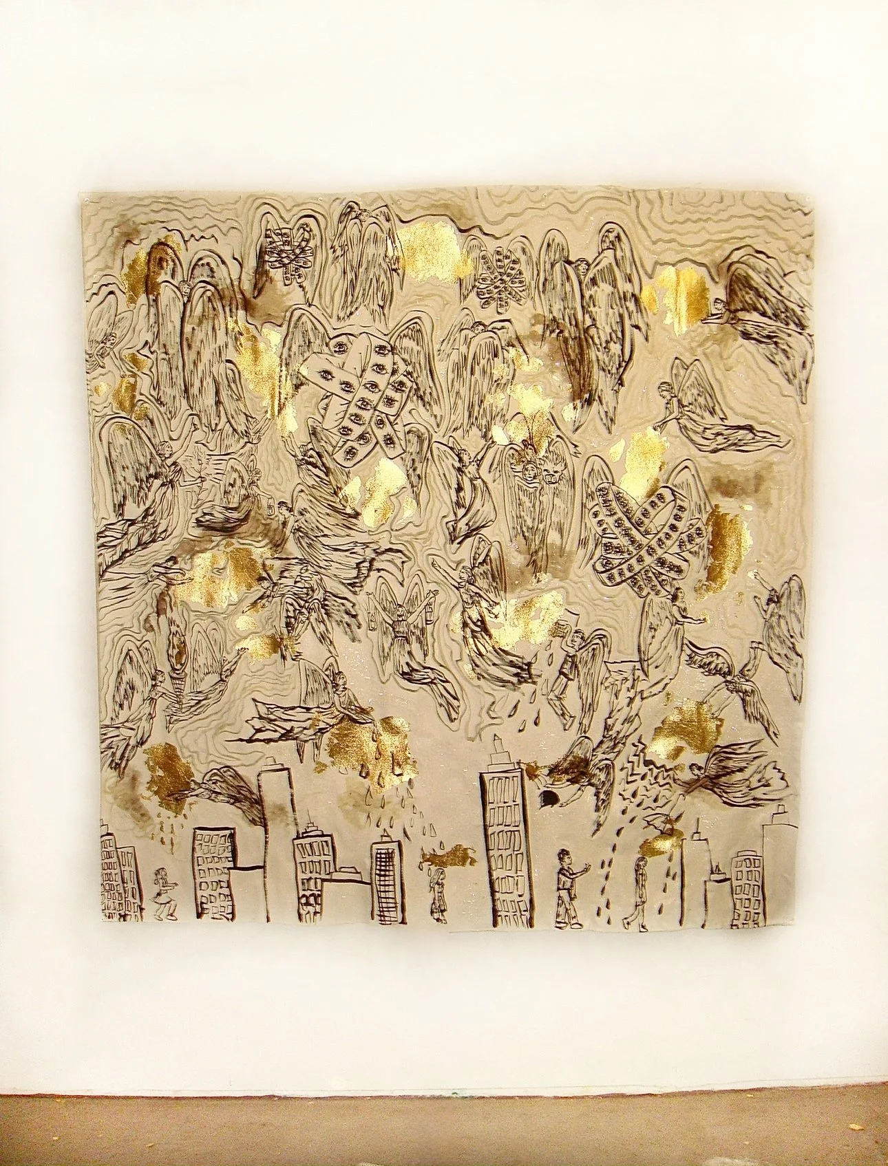 Fear not, Mixed Media, 2024, 56" x 56," $10,000