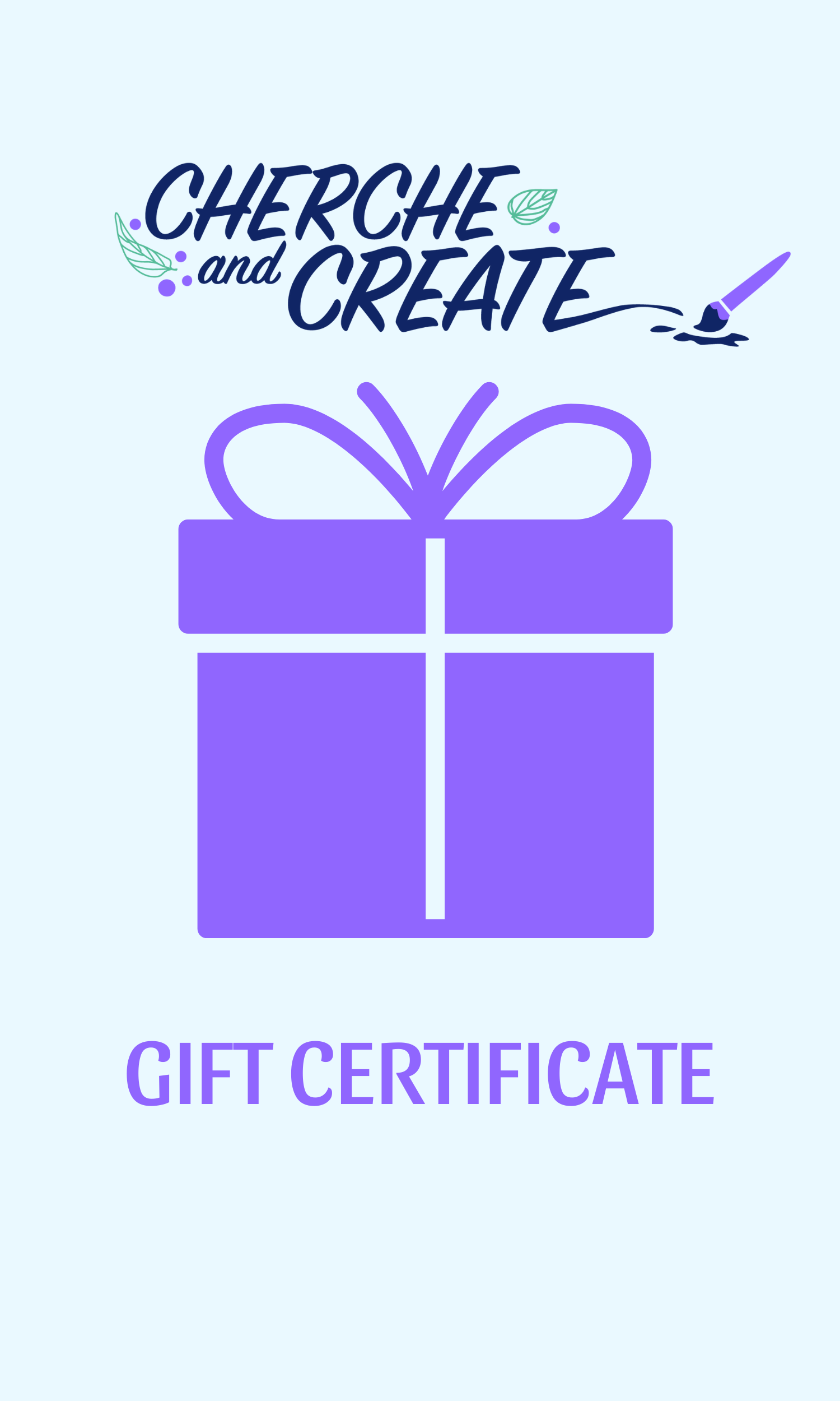 Gift Certificate (Carte Cadeau)