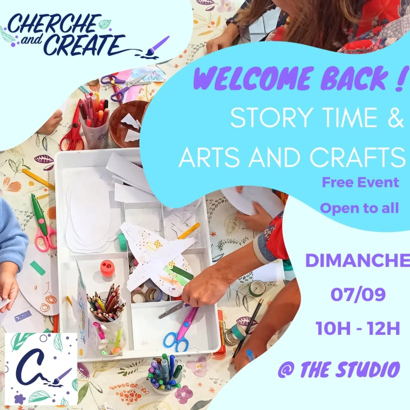 Welcome Back Event ! 🤗💜🎨
sunset swims, scoops of ice cream, sweet sunshine &amp; so much laughter...oh those long summer days felt like they'd never end ✨️ 🍦☀️

And just like that, we're back and ready to spread creative joy during a fresh new se