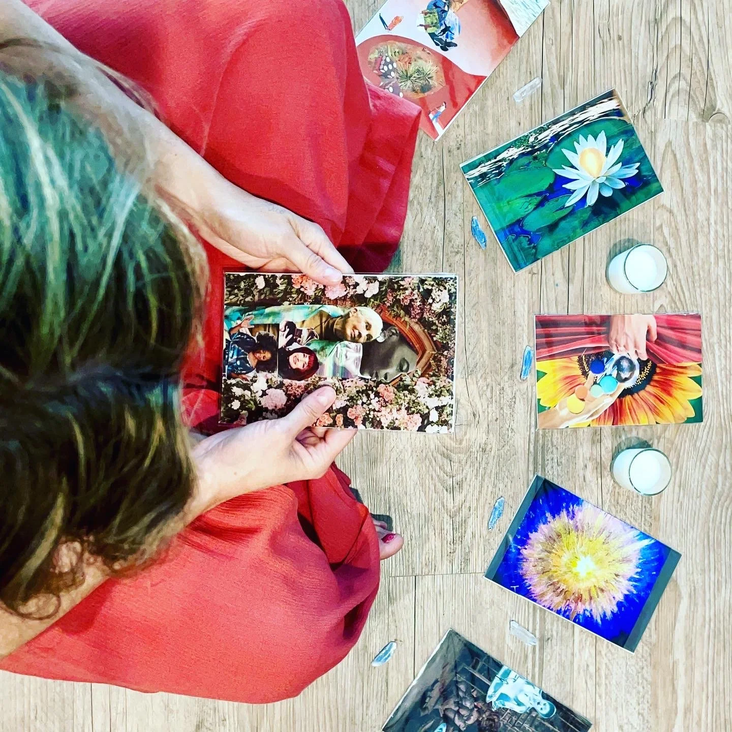 Hand painted oracle cards for retreat centers