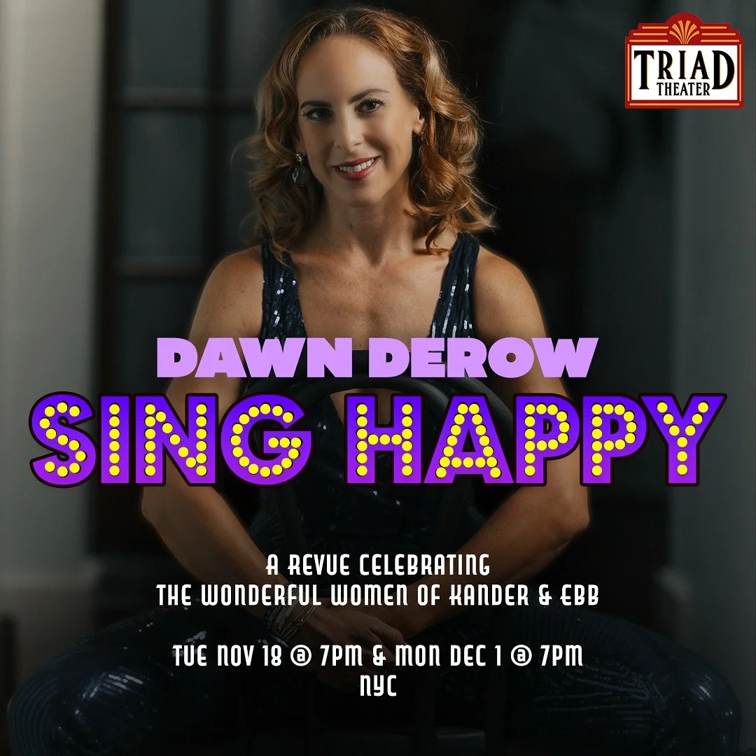 SING HAPPY: The wonderful women of Kander &amp; Ebb 
The press release is RELEASED!!
The teaser  video is TEASING!! *scroll over to watch it* 

https://youtu.be/VWNYz9bfa44?si=subo365526dMEFDK

And I can&rsquo;t wait to collaborate 
With two POWER HO