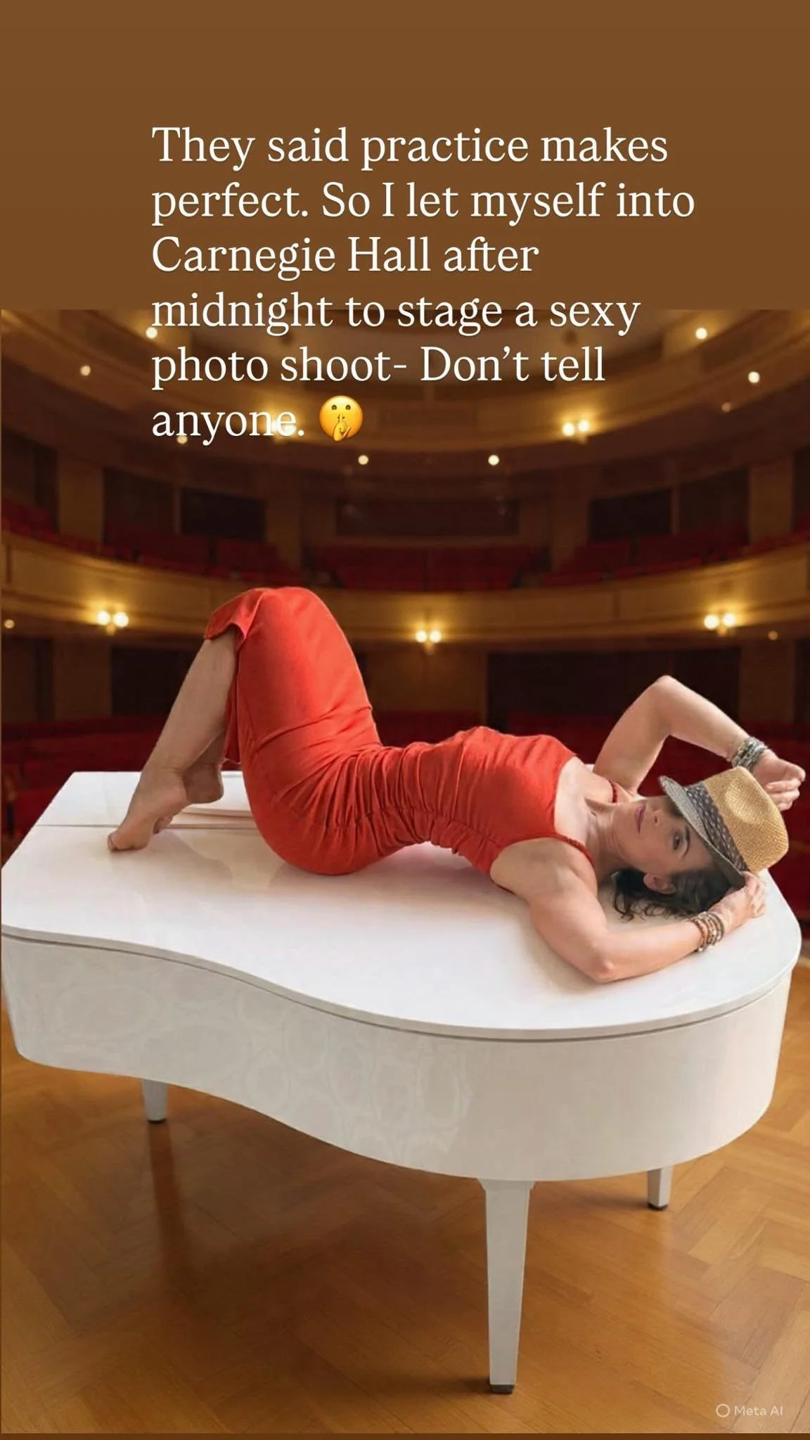 Making my Carnegie Hall - Solo Sexy Debut tonight!!!