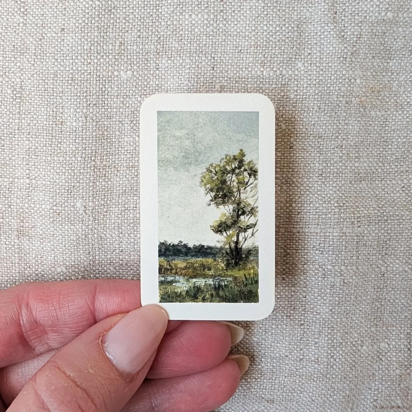 Day 11 | SOLD | There's 19 more days to go! I've found a new love for painting our wetlands here in Minnesota.