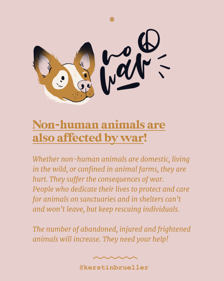 HELP UKRAINIAN ANIMALS — Kerstin Brueller Activism | Animal Rights &  Liberation