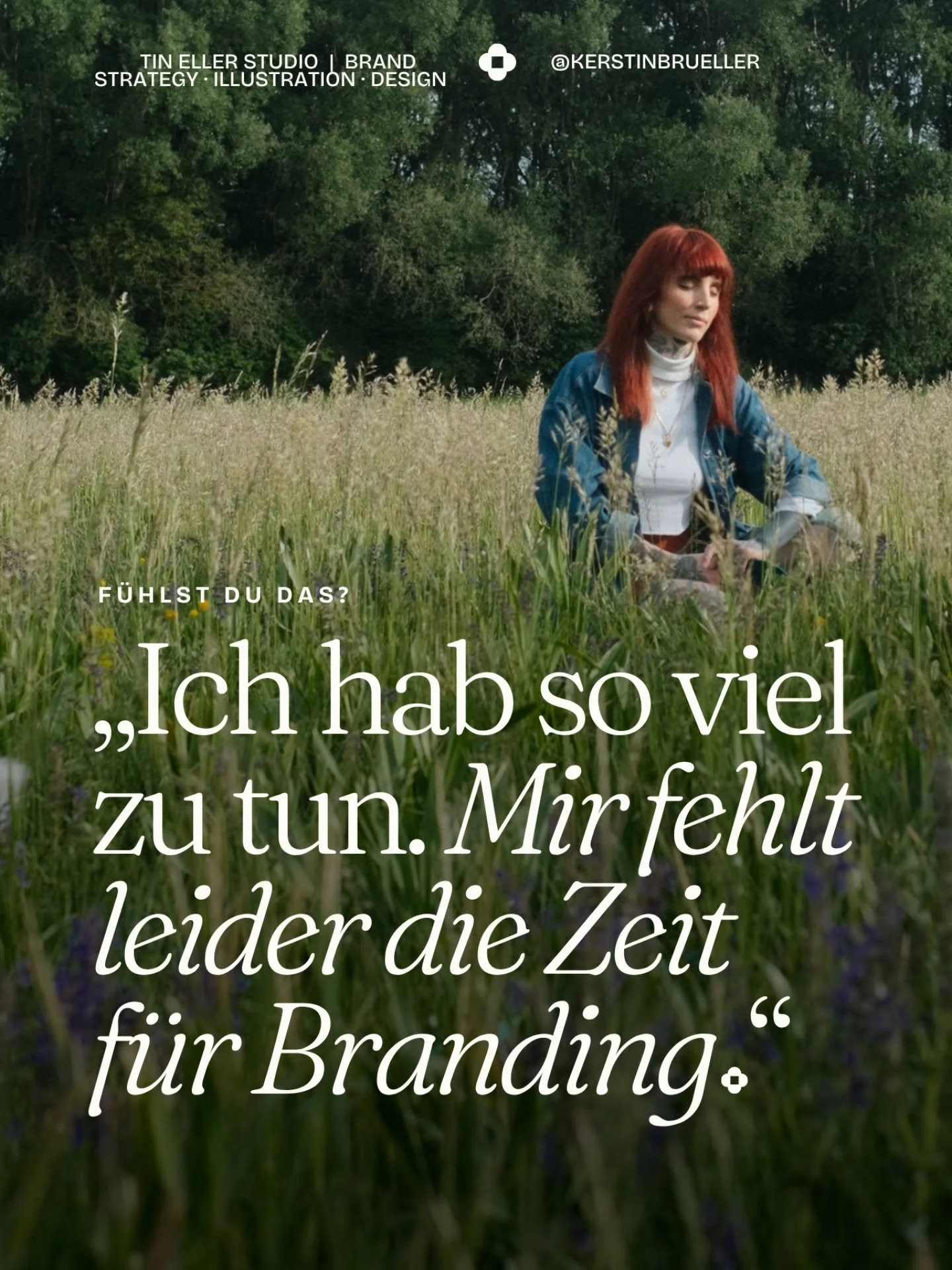 Ich h&ouml;re es eines super oft: &bdquo;Ich hab gerade so viel. Ich w&uuml;rde so gern, weil ich wei&szlig; dass es das wert ist, aber kann das mit dem Branding nicht auch noch machen.&ldquo; und trotzdem redet jede*r vom Sommerloch. ✿ 

And I total