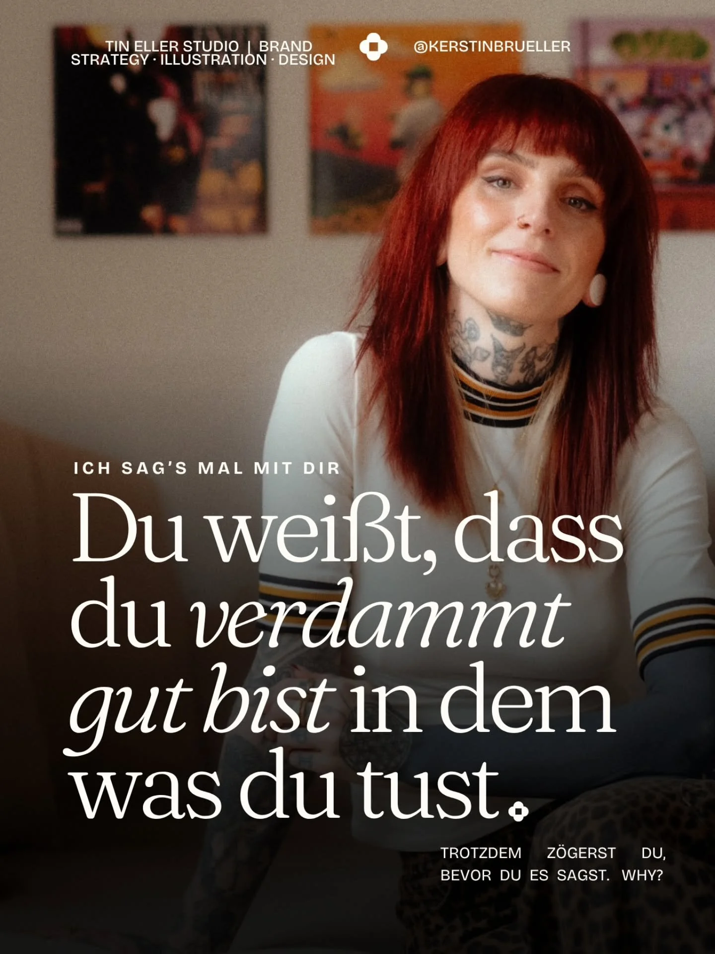 Ich hab das lange nicht laut gesagt. Dass ich wei&szlig;, dass ich gut bin. Weil es sich &uuml;berheblich angef&uuml;hlt hat. Weil man das ja nicht so sagt. Weil irgendwo drin noch diese Stimme war, die gefragt hat: &bdquo;Darf ich das &uuml;berhaupt