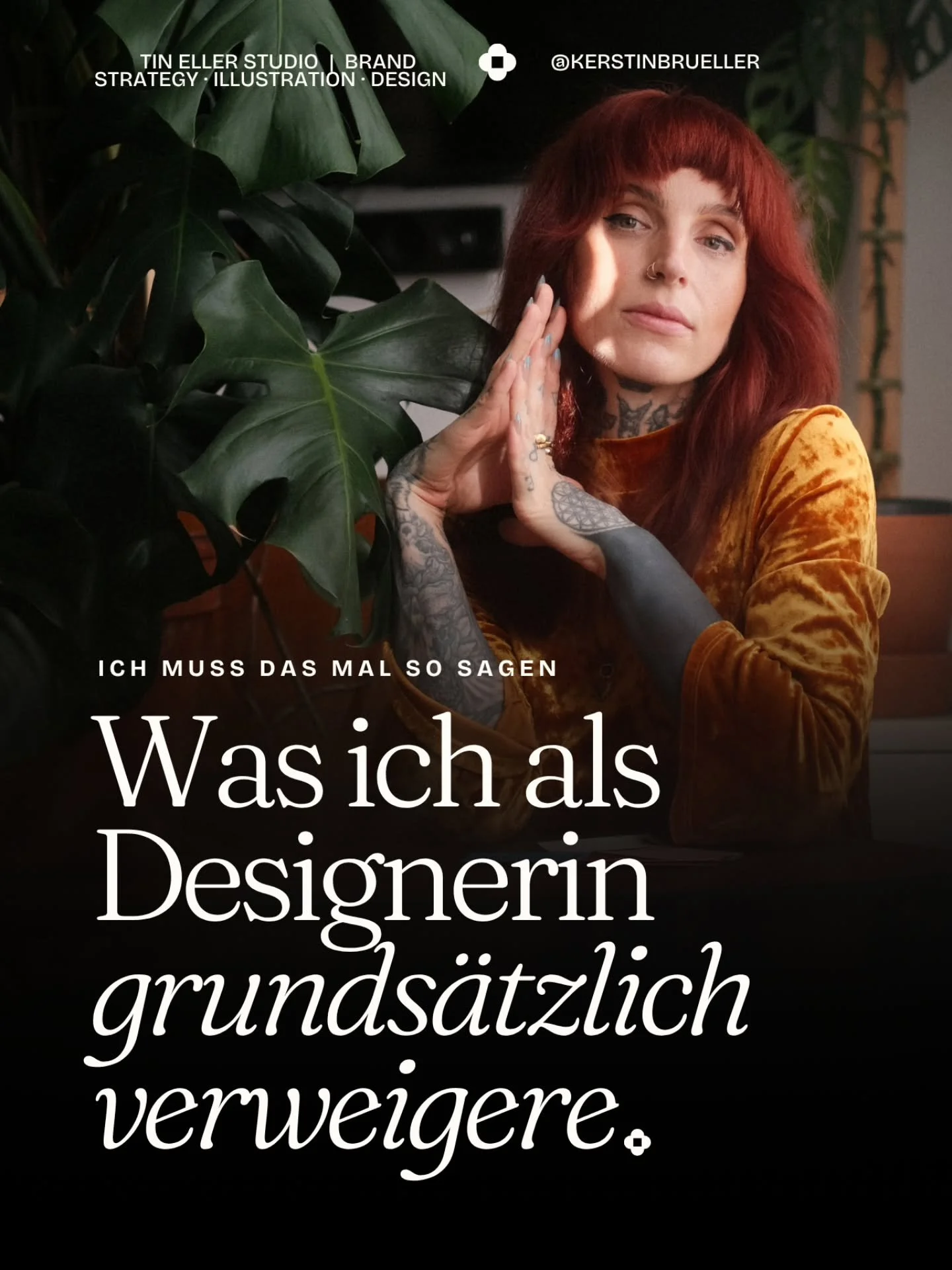 Ich wei&szlig;, was meine Arbeit braucht. Ich wei&szlig; daher auch, was sie zerst&ouml;rt.✿

Branding ohne Fundament sieht halt sch&ouml;n aus &ndash; eine Weile. Und dann passt&rsquo;s nicht mehr, weil es nie wirklich gepasst hat. Es passt weil&rsq