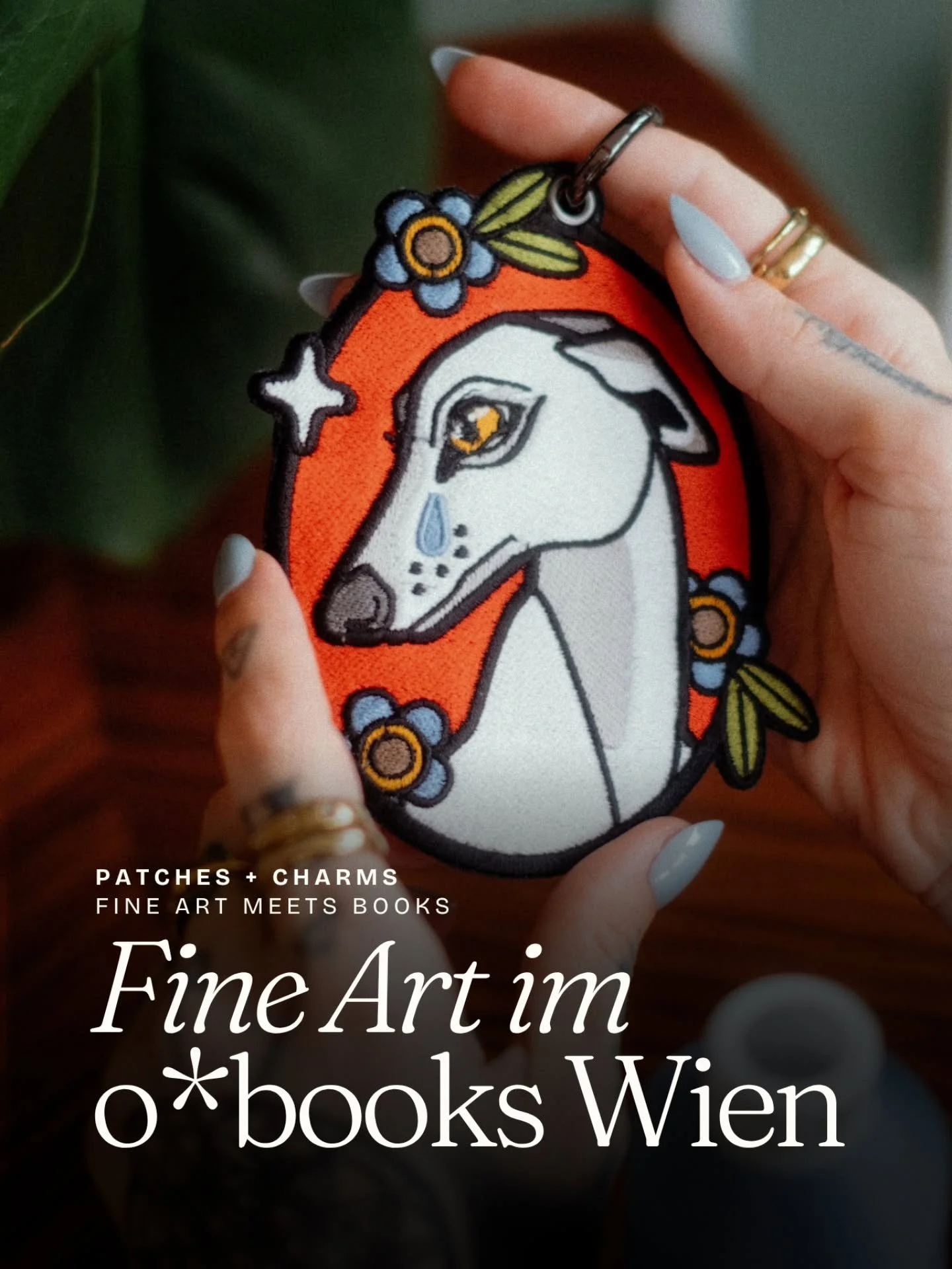 Meine Fine Art Patches und Anh&auml;nger haben einen Zweitwohnsitz und ich h&auml;tte mir keinen passenderen w&uuml;nschen k&ouml;nnen, als bei @obooks.wien ✿✿

Bei o*books in der Leopoldstadt, einer Buchhandlung mit queerem und feministischem Fokus,