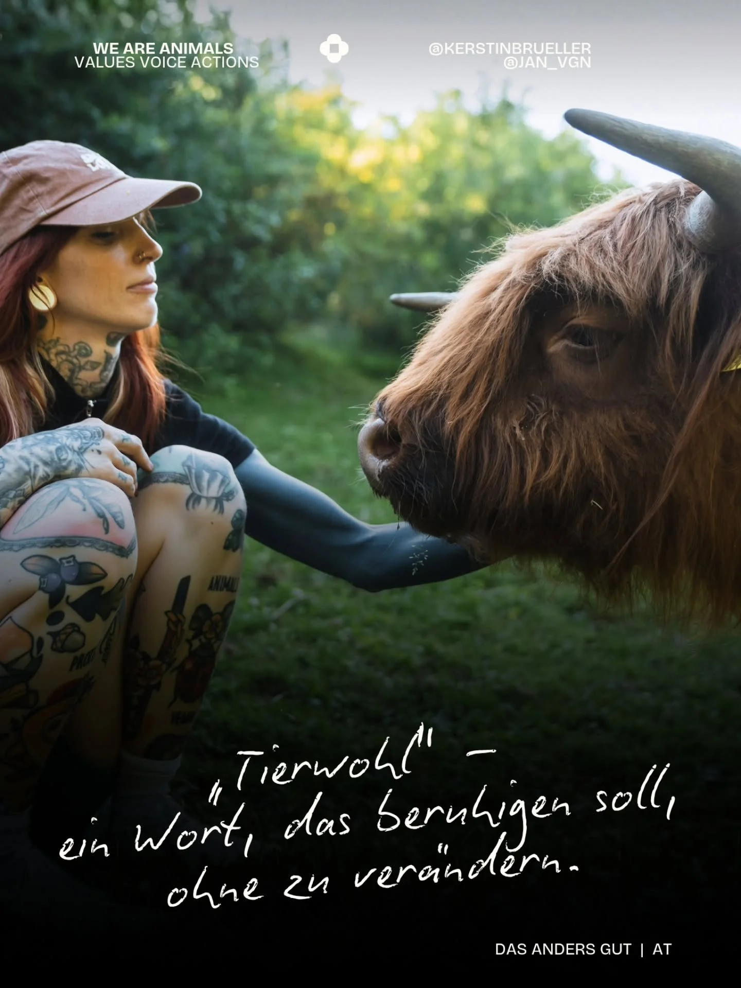 Tierwohl. Ein Wort, das beruhigen soll, ohne etwas zu ver&auml;ndern. ✿

Ich hab lange nicht hinterfragt, was dahintersteckt. Warum auch. Nat&uuml;rlich ist man f&uuml;r Tierwohl. Tieren soll es gut gehen.

✿ Dann hab ich angefangen, mich Folgendes z