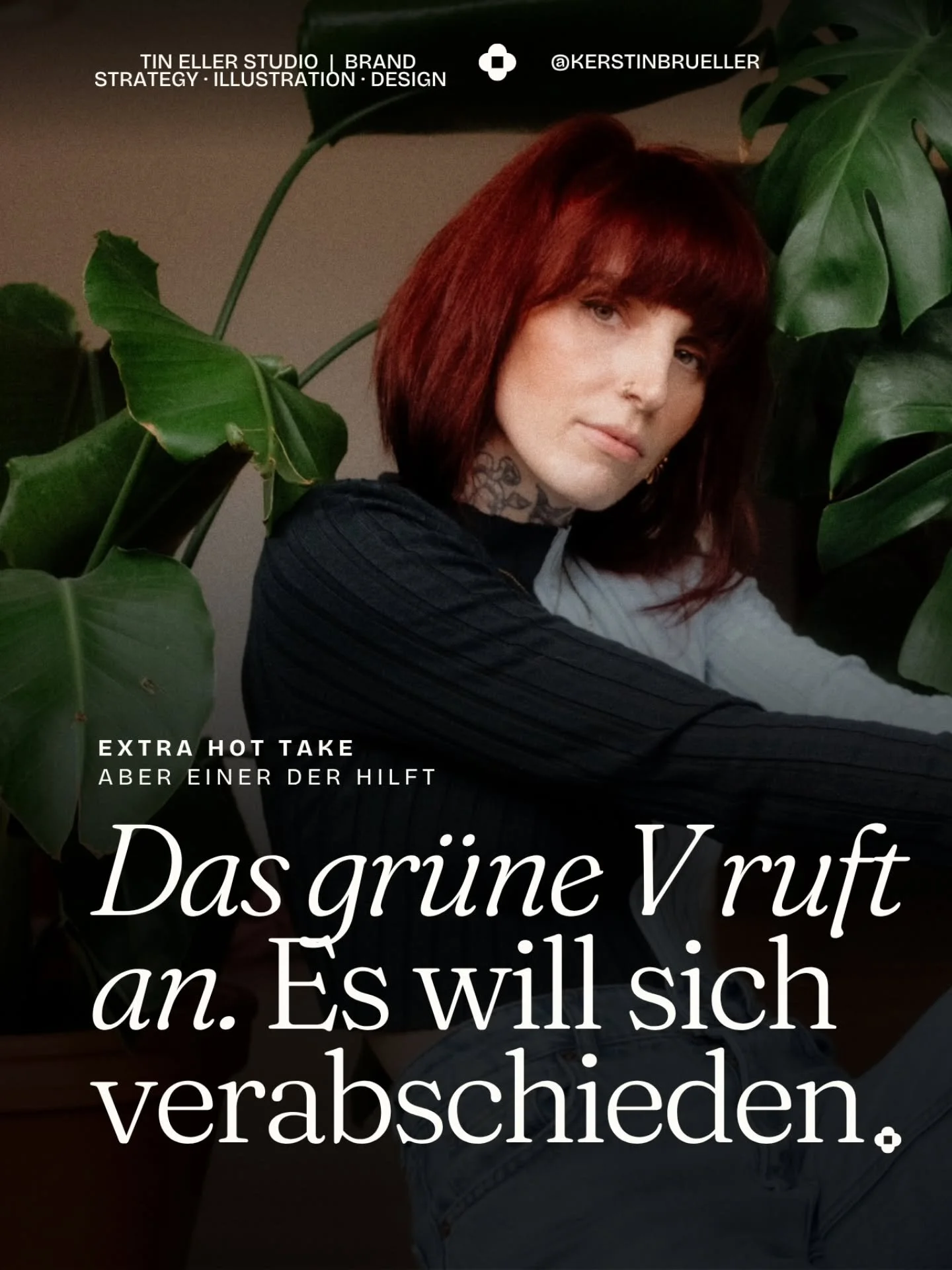 ✿ Bitte kein weiteres gr&uuml;nes V-Blatt-Logo. ✿ 
Ich sag das nicht weil ein V und Gr&uuml;n falsch sind, sondern weil sie einfach nicht genug f&uuml;r dich sind.

Vegane Unternehmerinnen* bringen mehr mit als Leidenschaft und Wissen &ndash; sie bri