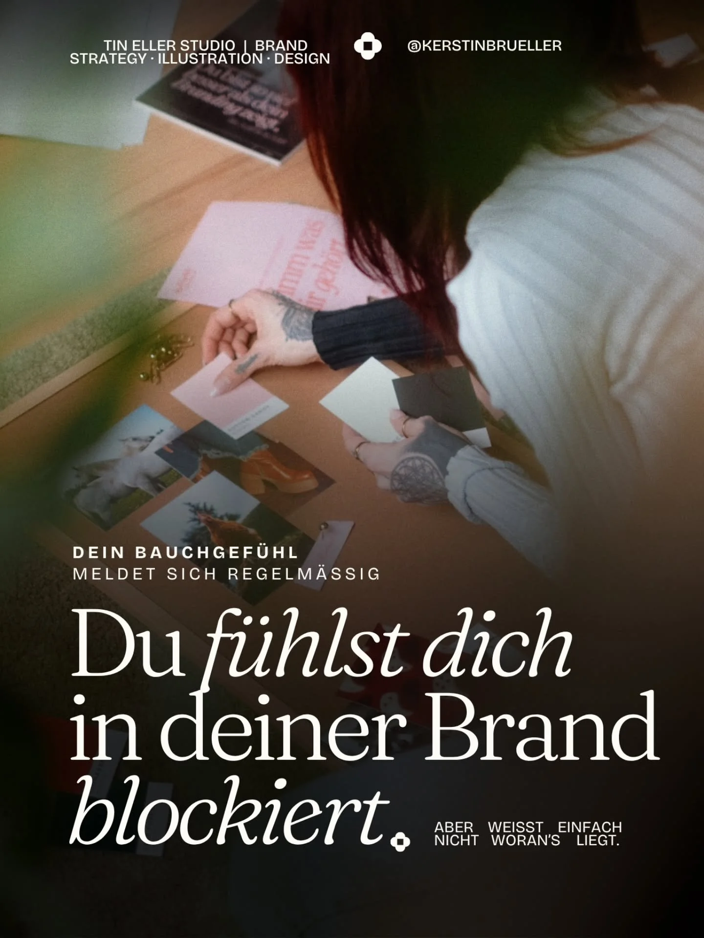 Die Schrift kann nichts daf&uuml;r. ✿ Das Logo auch nicht, und die Farben vermutlich ebenfalls nicht. ✿

Wenn sich deine Brand trotzdem nicht stimmig anf&uuml;hlt, sitzt die Stelle meistens woanders. Allein findet man sie selten, weil man schon zu la