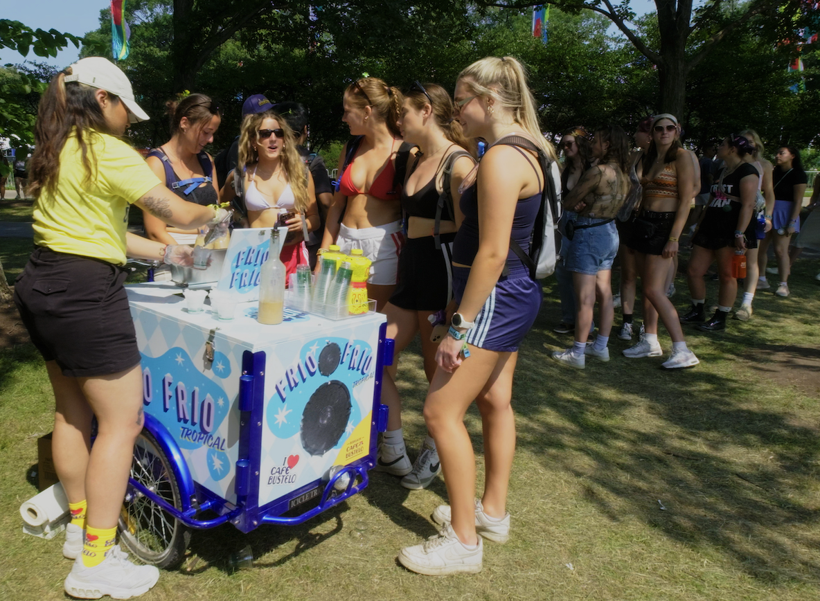 Piragua Cart - serving iced coffee treats