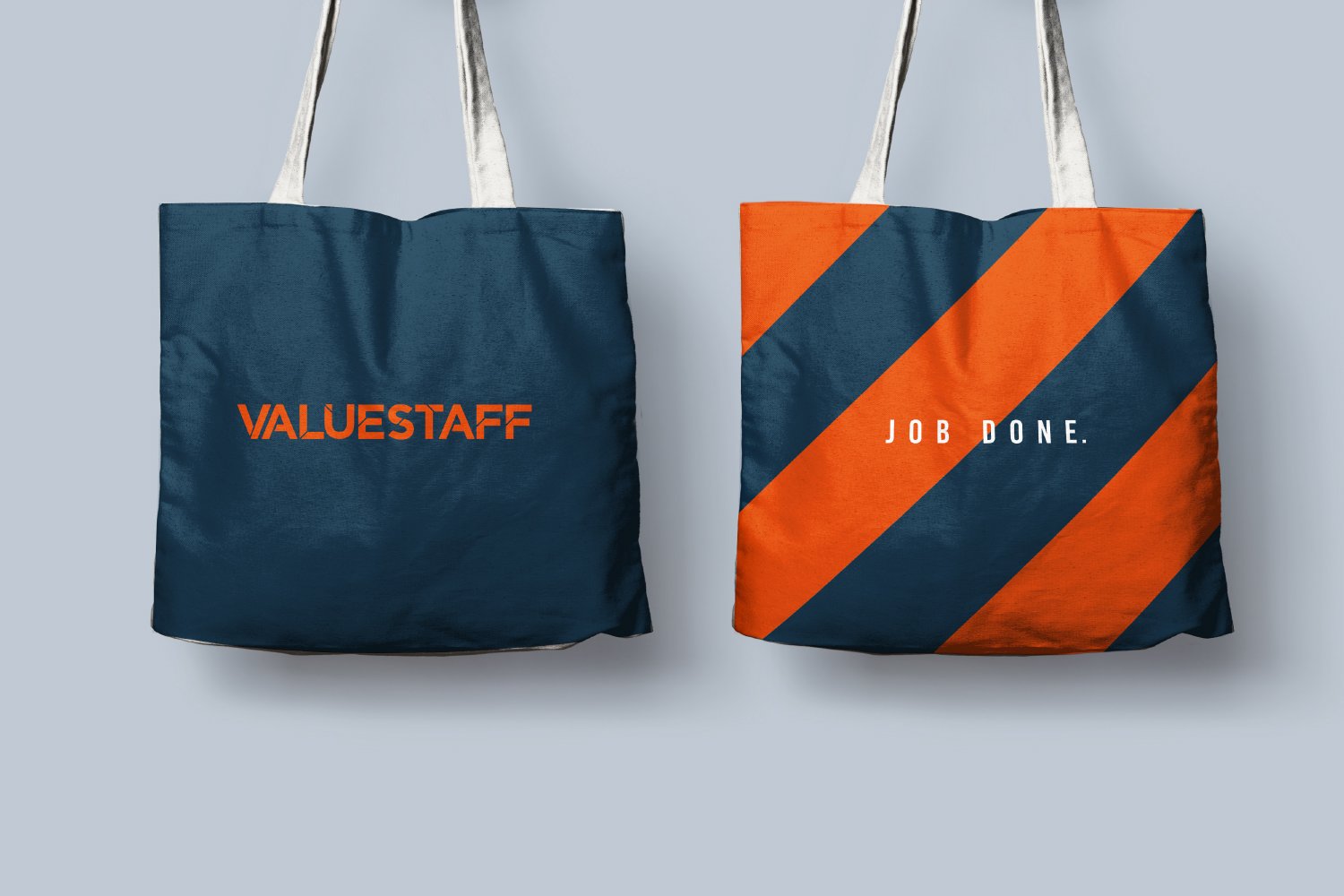 Value staff branded tote bag