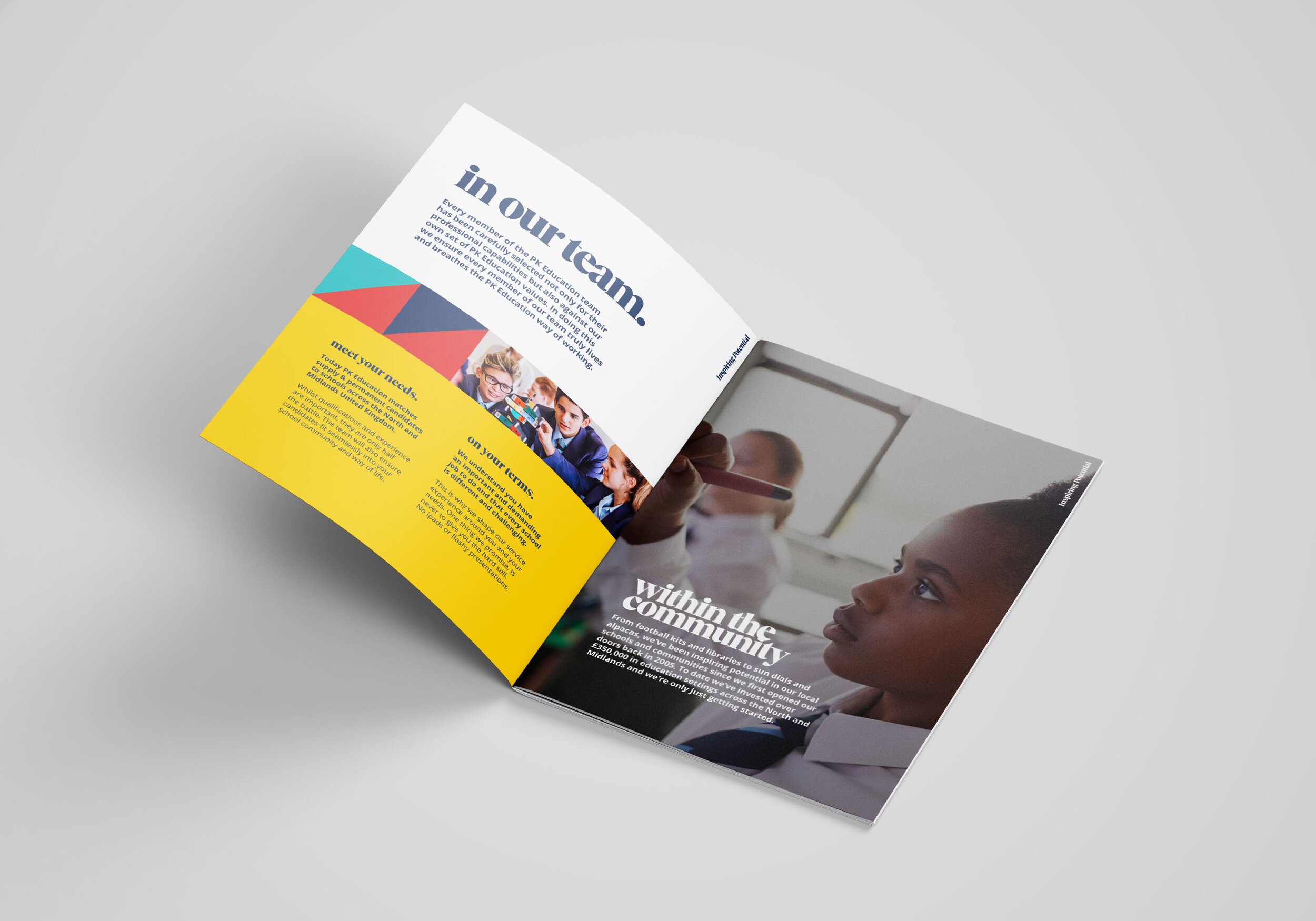 Brochure internal spread