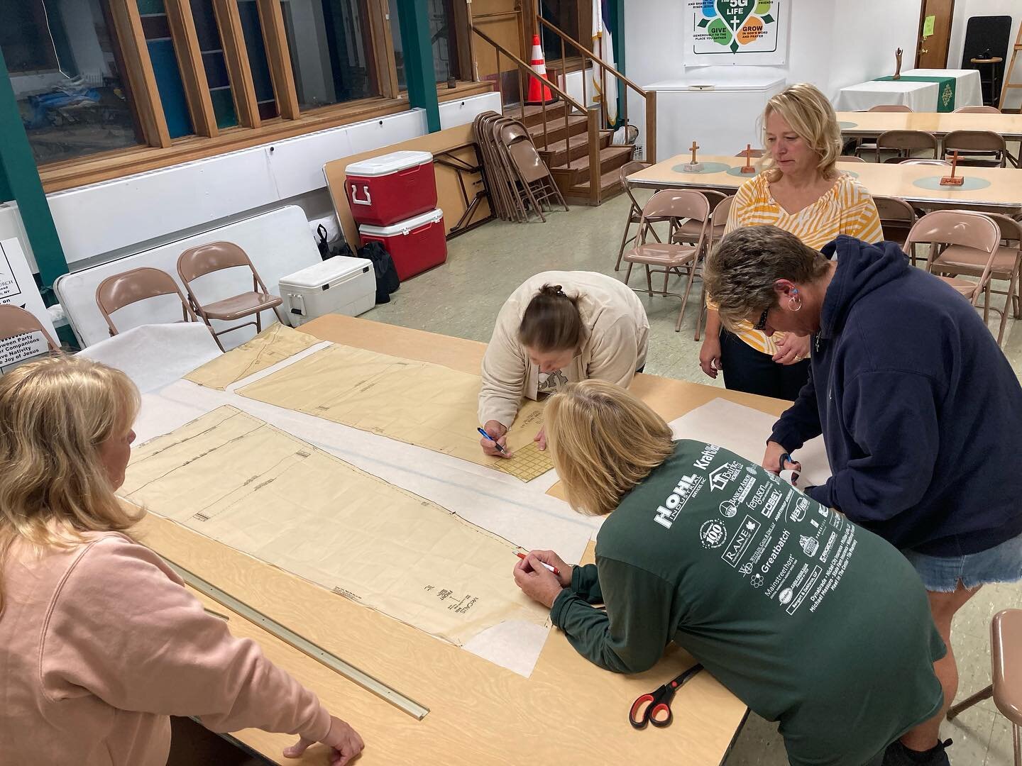 Many hands make light work - Members of our parish have been meeting every week to make our Living Nativity very special - we can not wait to share HIS story with you.