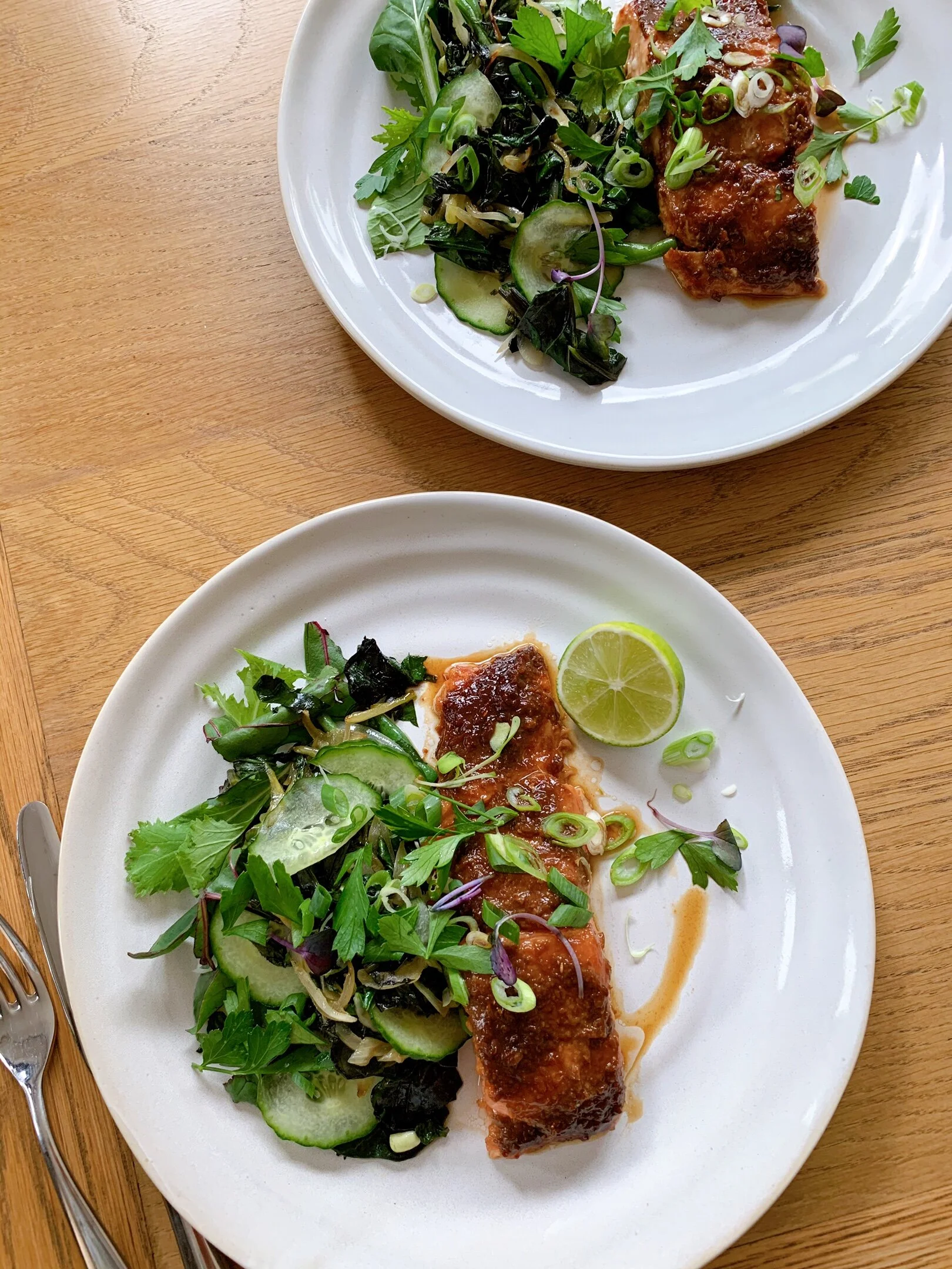 Slow cooked miso &amp; ginger salmon recipe!