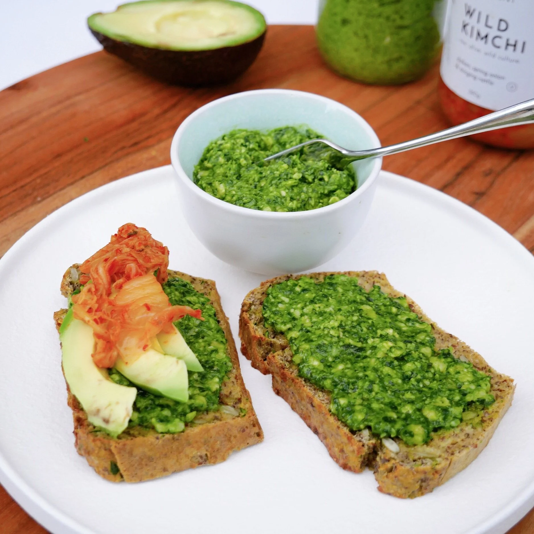 Spinach &amp; herb pesto