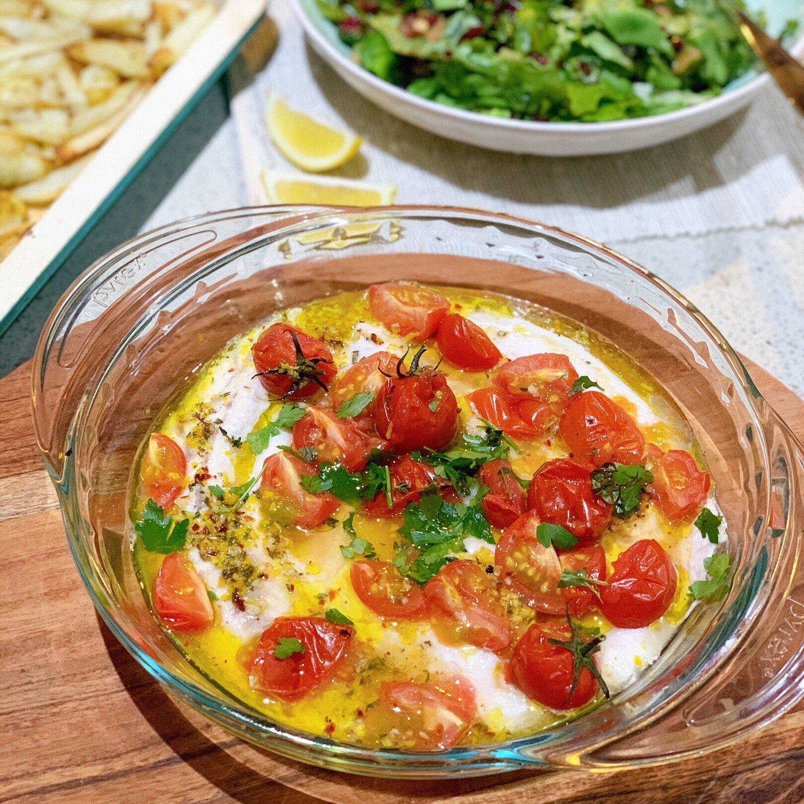 Lemon &amp; Tomato Baked Fish