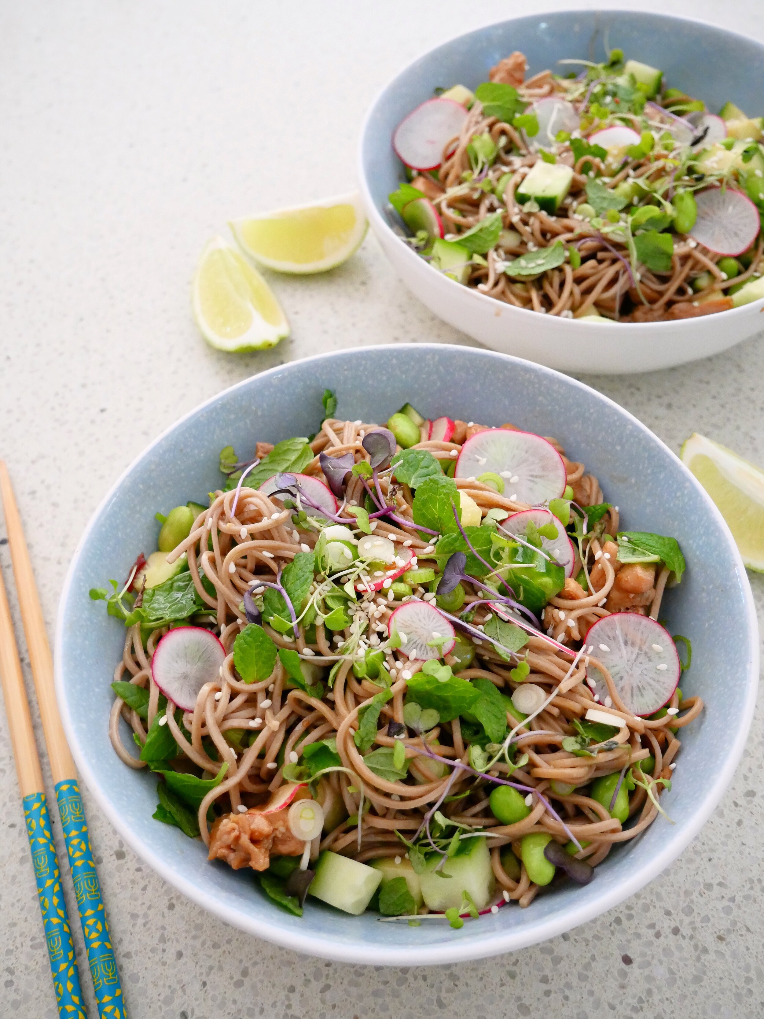 Delicious, versatile, soba noodle salad recipe!