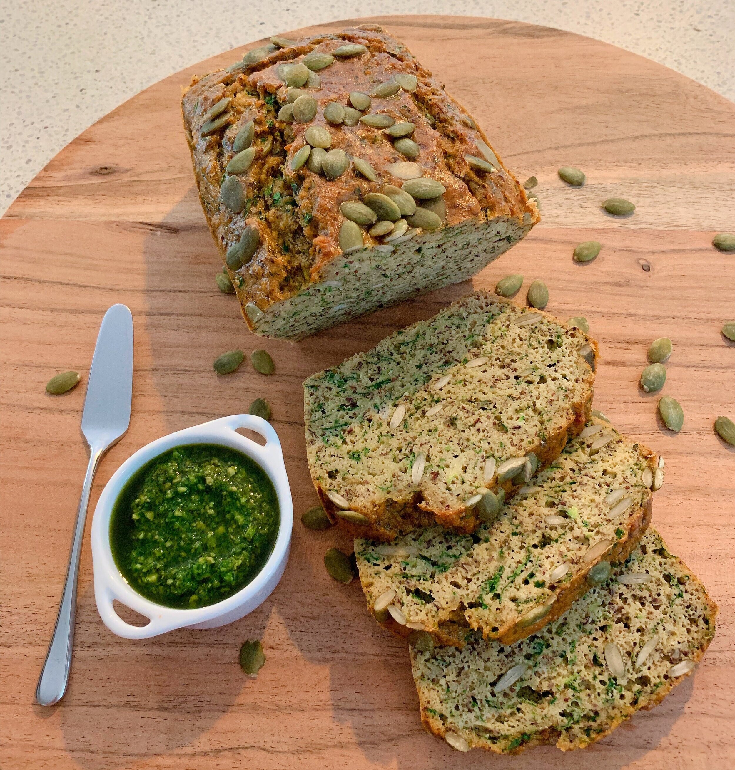Zucchini breakfast loaf