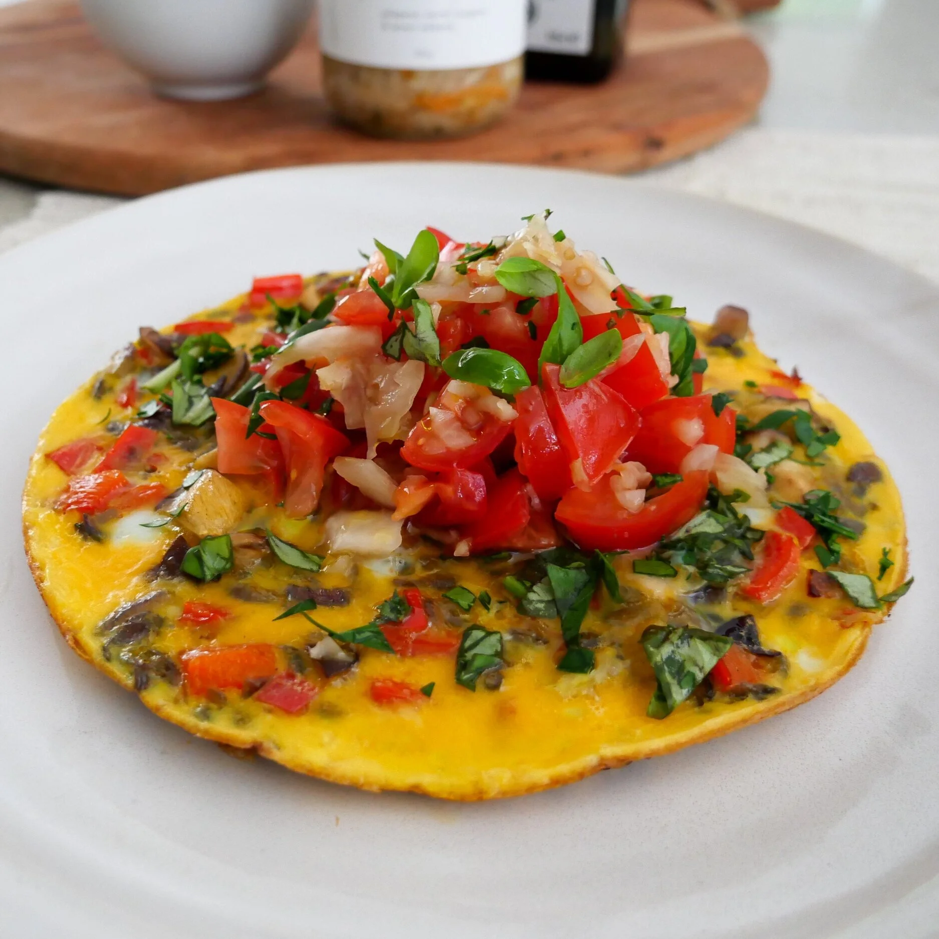 Quick &amp; easy Mexican omelet