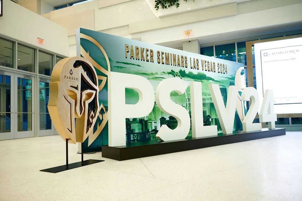 Photo backdrop opportunity for attendees of our seminar