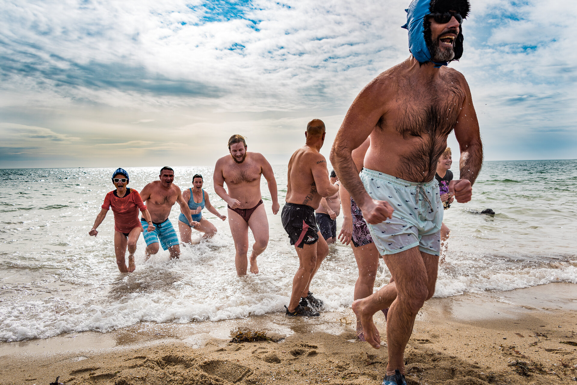 Polar Plunge Craigville Beach by Rob Allen