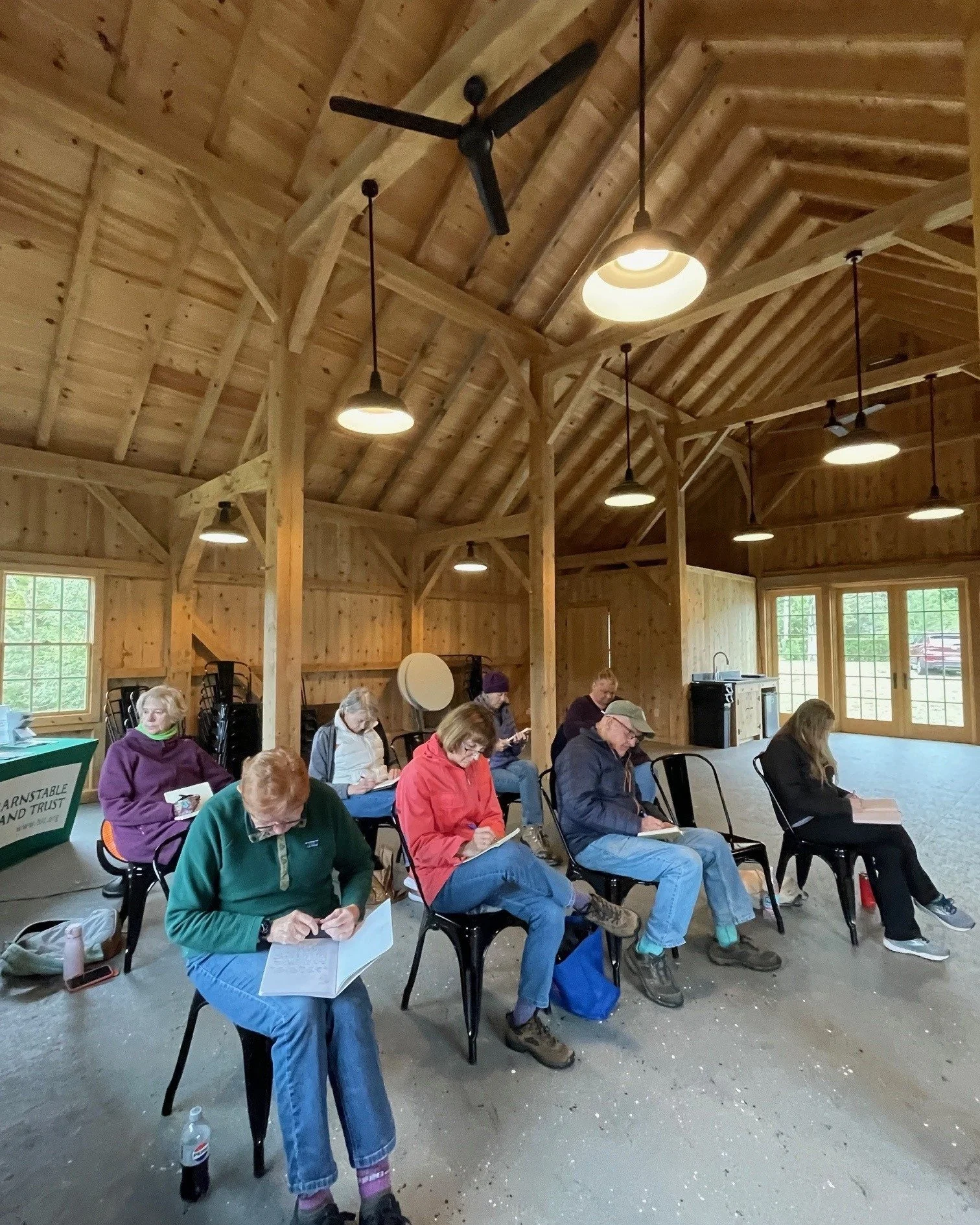 Thank you to everyone who joined us last week to find the writer within and celebrate the beauty of words in the wild! Participants gathered at the Michael R. Kramer Center at Fuller Farm for a morning of guided nature writing with author Linda Maria