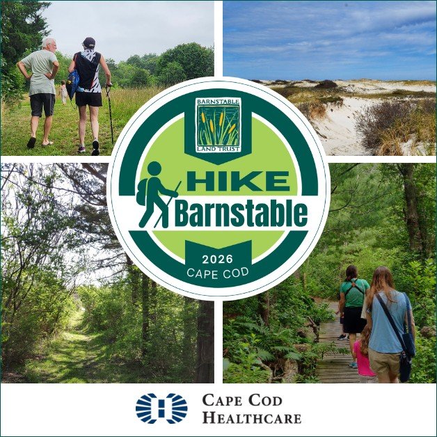 Get ready to hit the trails! Hike Barnstable is back for its 4th year and it&rsquo;s bigger than ever! Join Barnstable Land Trust this May and June as we celebrate National Walking Month and Great Outdoors Month with 30+ programs designed for all age