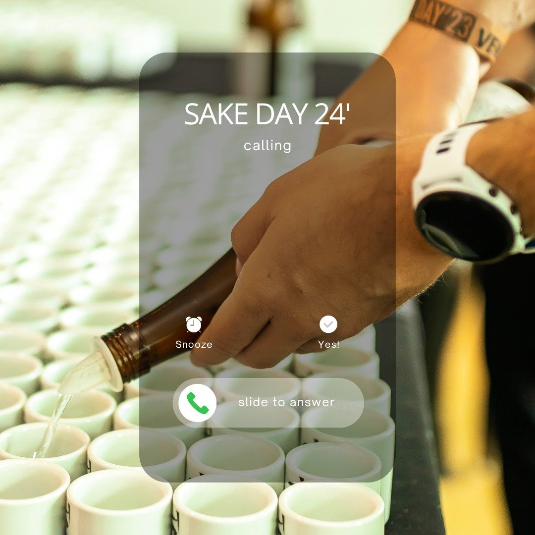 It's Sake Day 24' calling! 📞 Don't miss out on the excitement #ExploreSF #SAKEDAYSF #Sakeday #sake #DrinkLocalSF #sakelovers