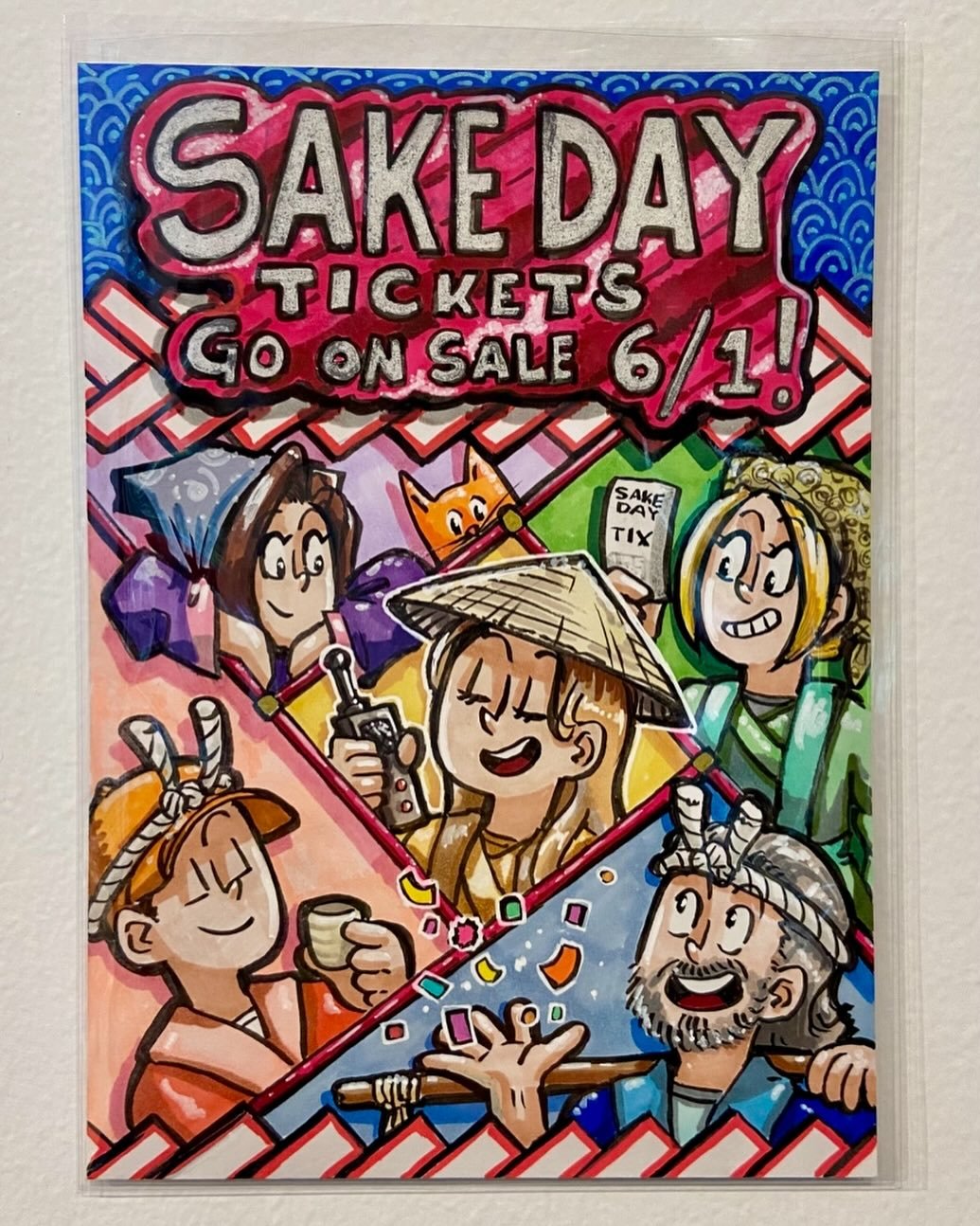 Don't forget! SAKE DAY tickets go on sale THIS SUNDAY June 1st at 9am Pacific Time! ☀️

Art by @jotozoto 💕

#sakedaysf #sakeday #sakedaytickets #eventssf #japantown #hotelkabuki #jcccnc @jcccnc_sf