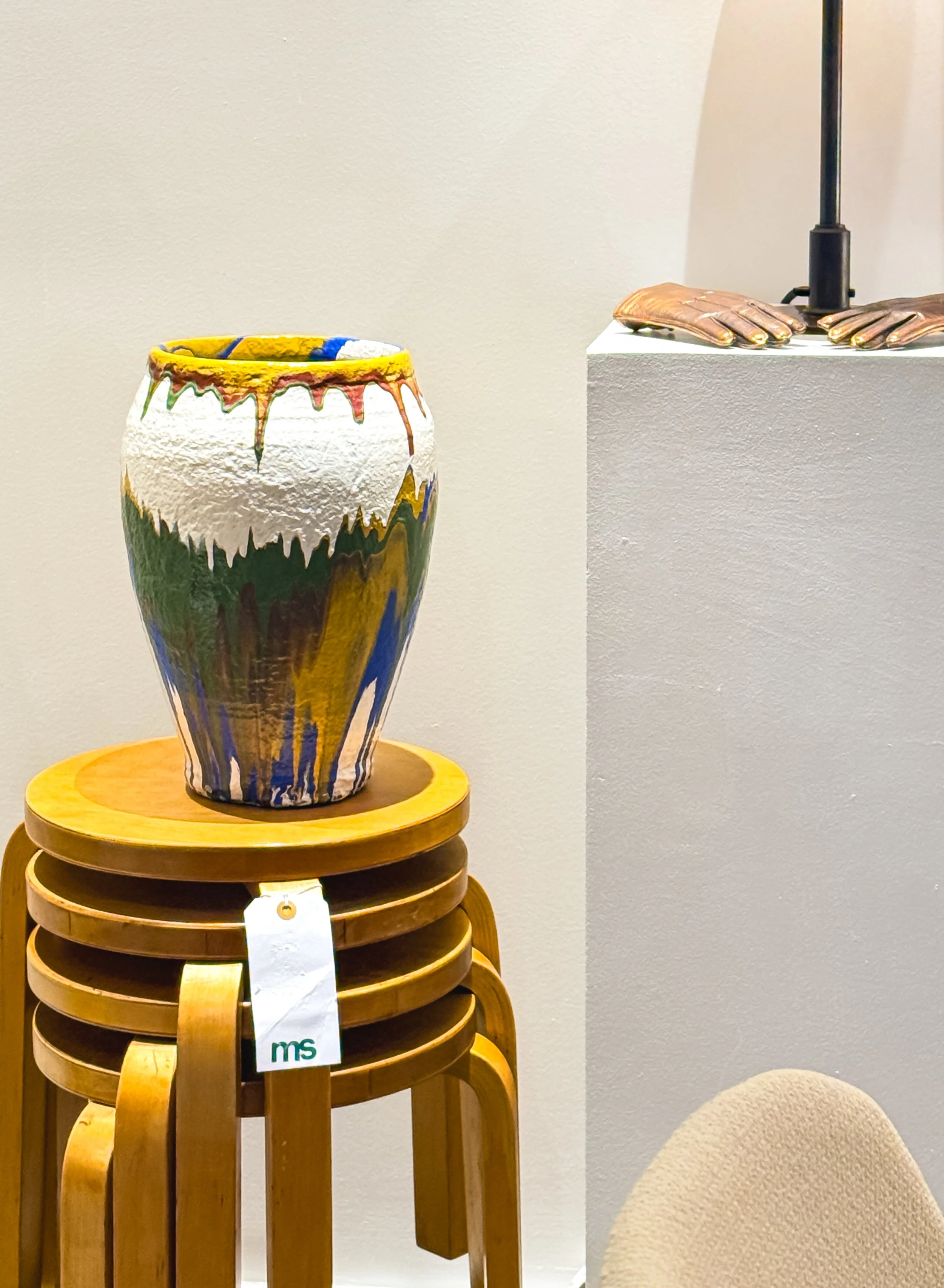 Large Ozark Roadside Pottery Vessel